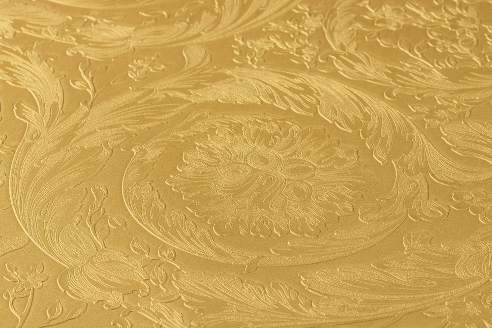             Golden VERSACE wallpaper shimmer effects - gold, yellow
        