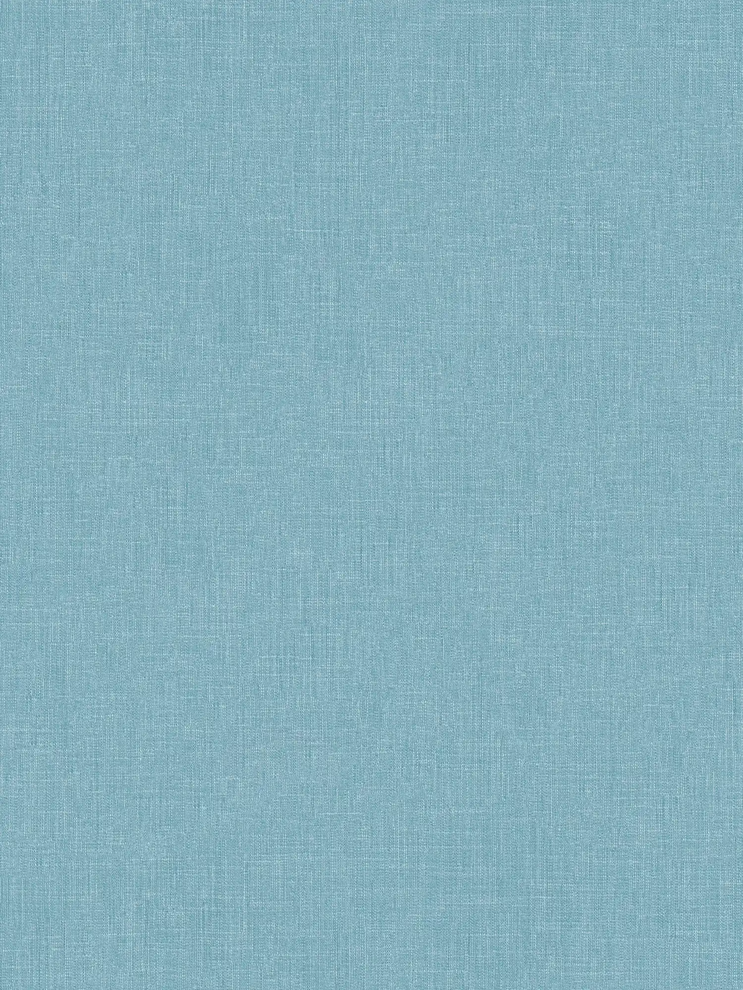 Vliesbehang blauw gevlekt met textielstructuur in boucléstijl
