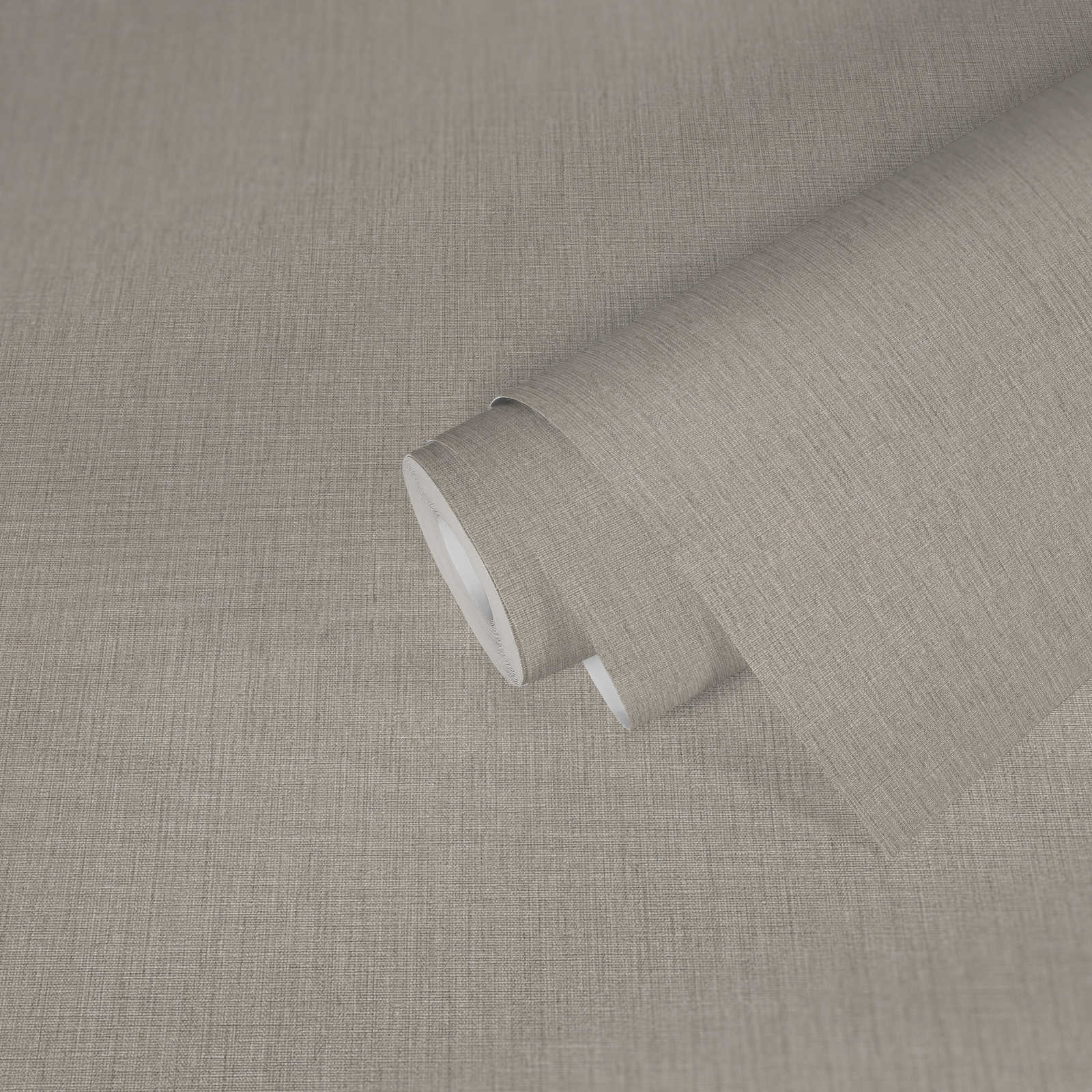             papier peint en papier uni structuré sur intissé aspect mat - beige
        