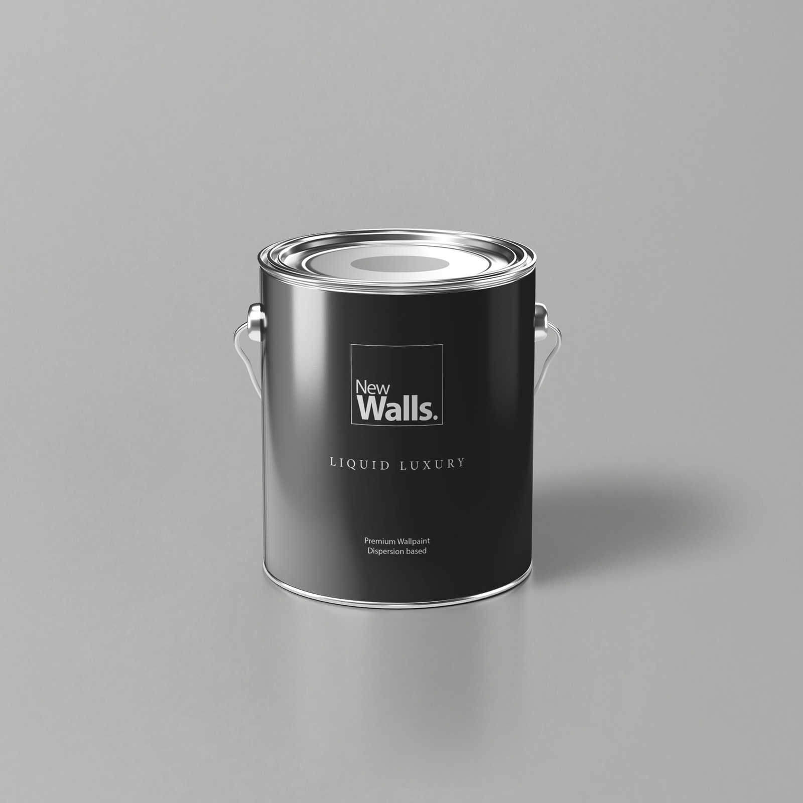 Premium Wall Paint plain light grey »Industrial Grey« NW100 – 2.5 litre
