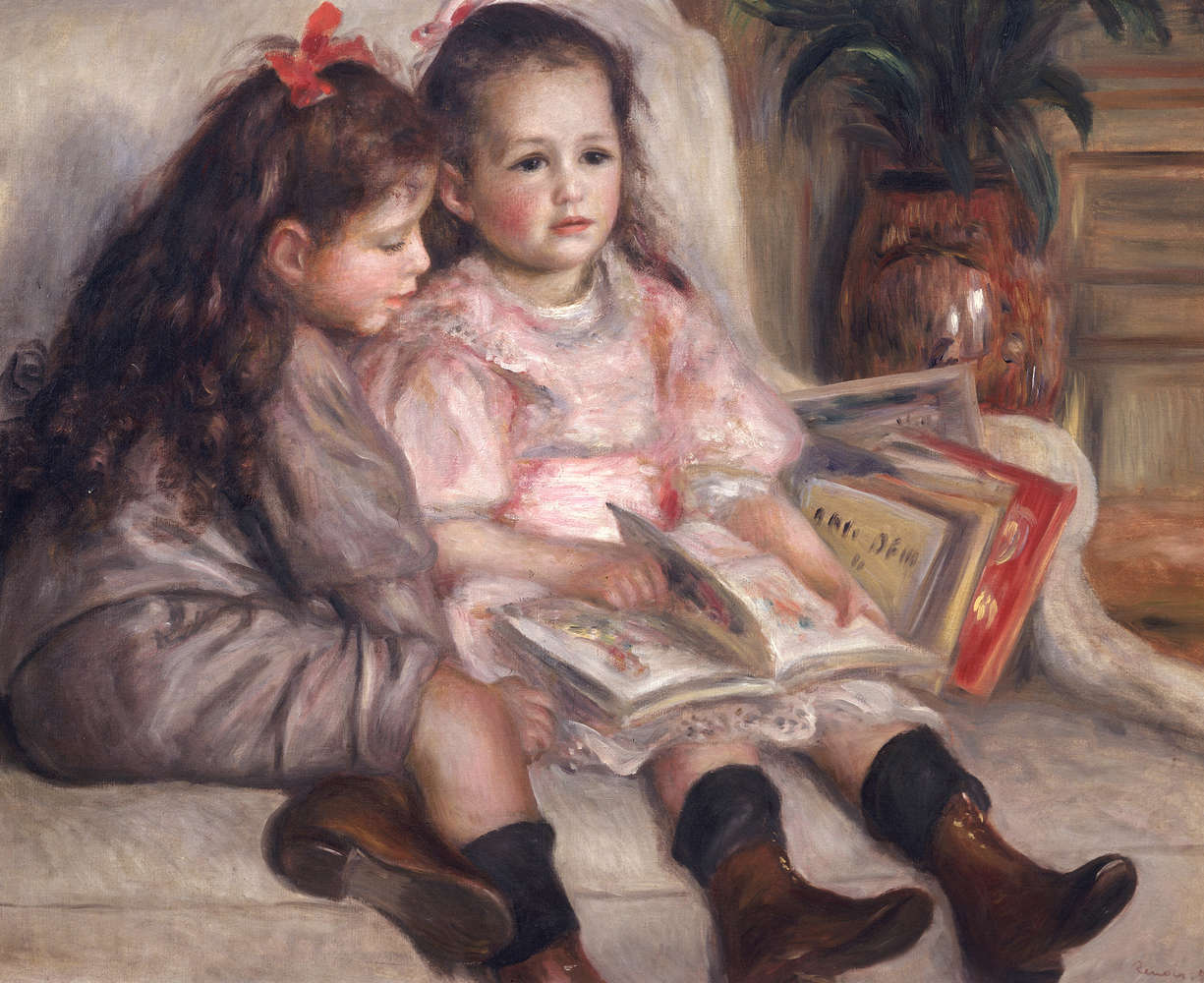             Mural de Pierre Auguste Renoir "Retratos de niños"
        