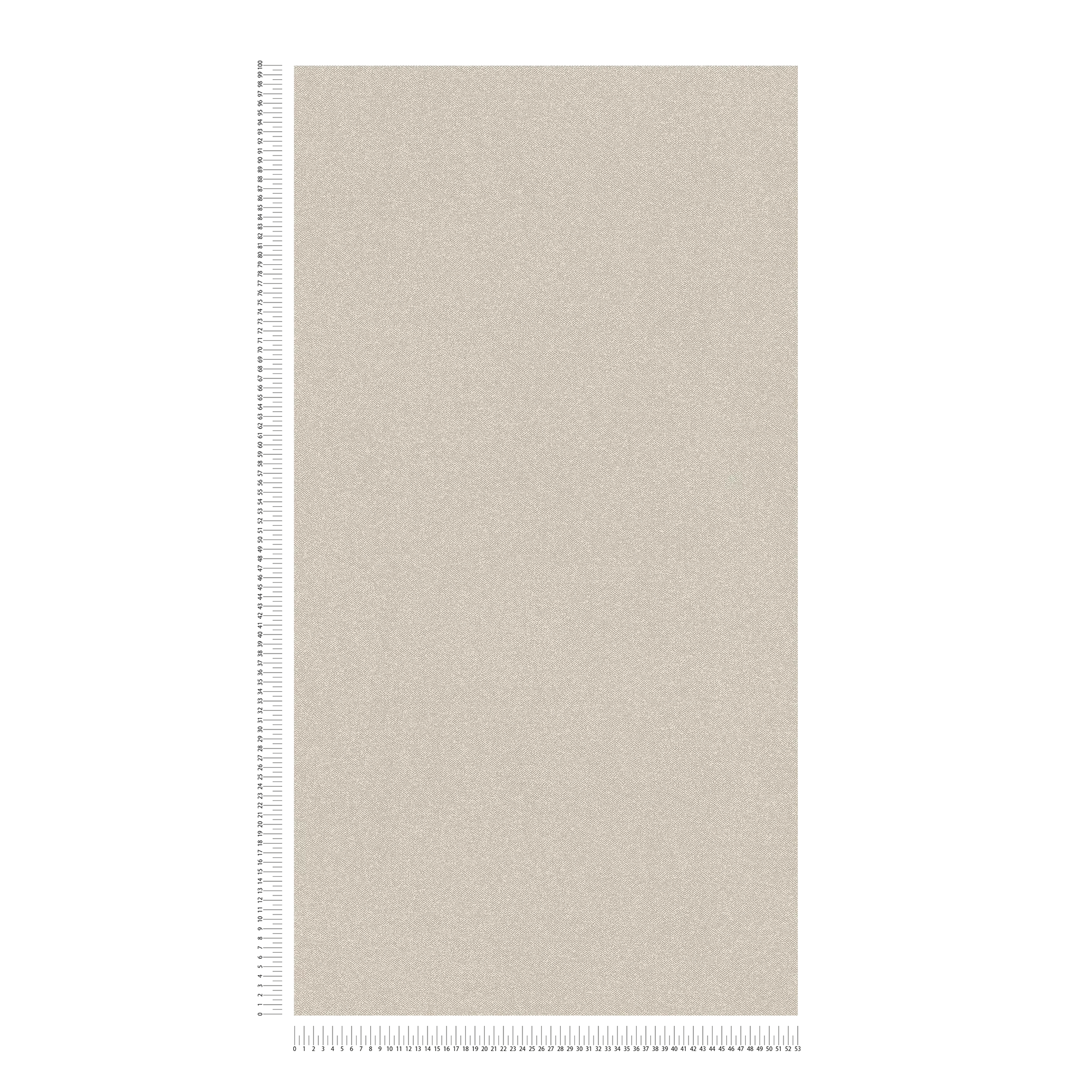             Papier peint à l'aspect textile uni - beige, crème
        