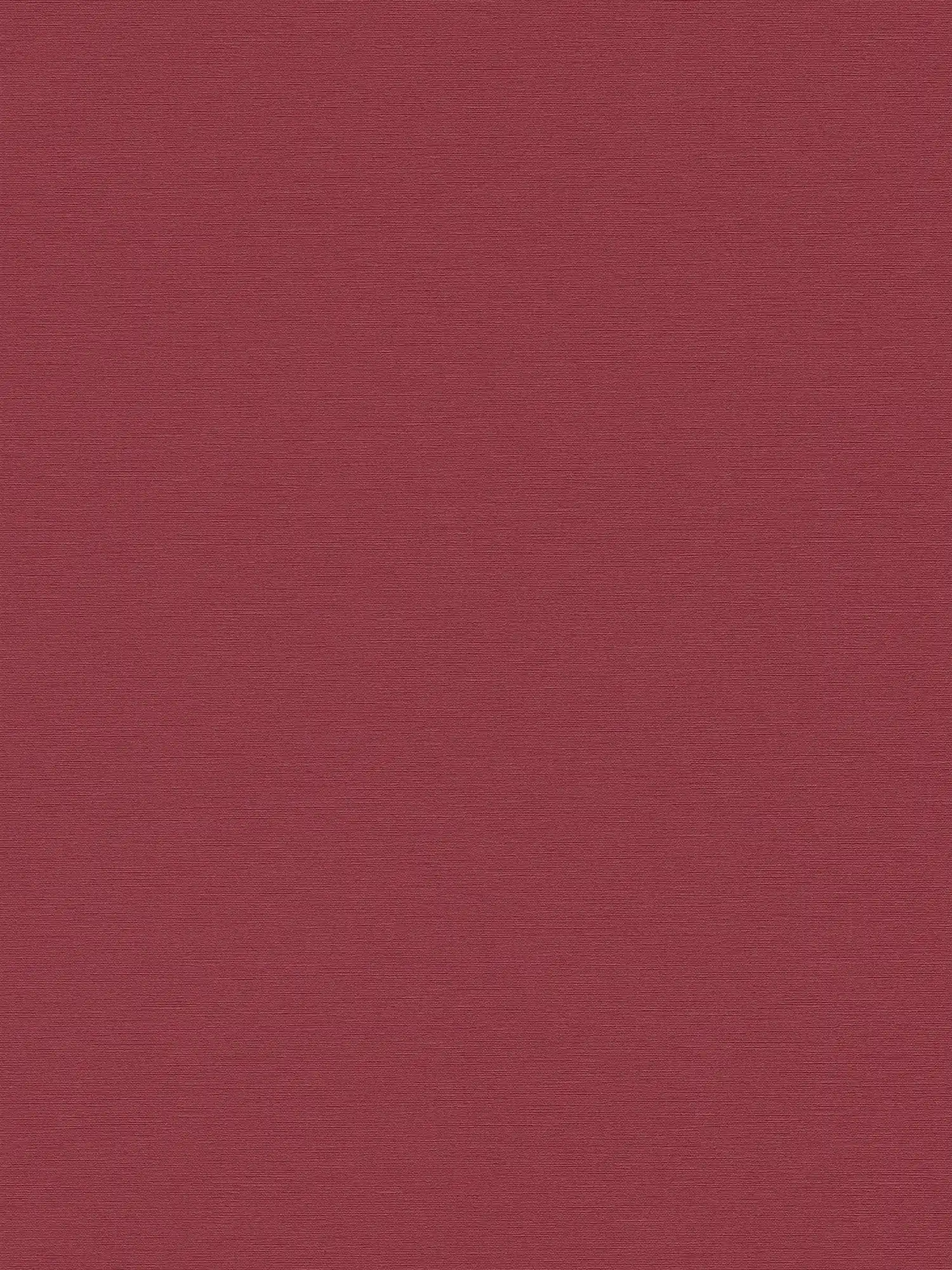 Papel pintado unitario de aspecto textil - rojo
