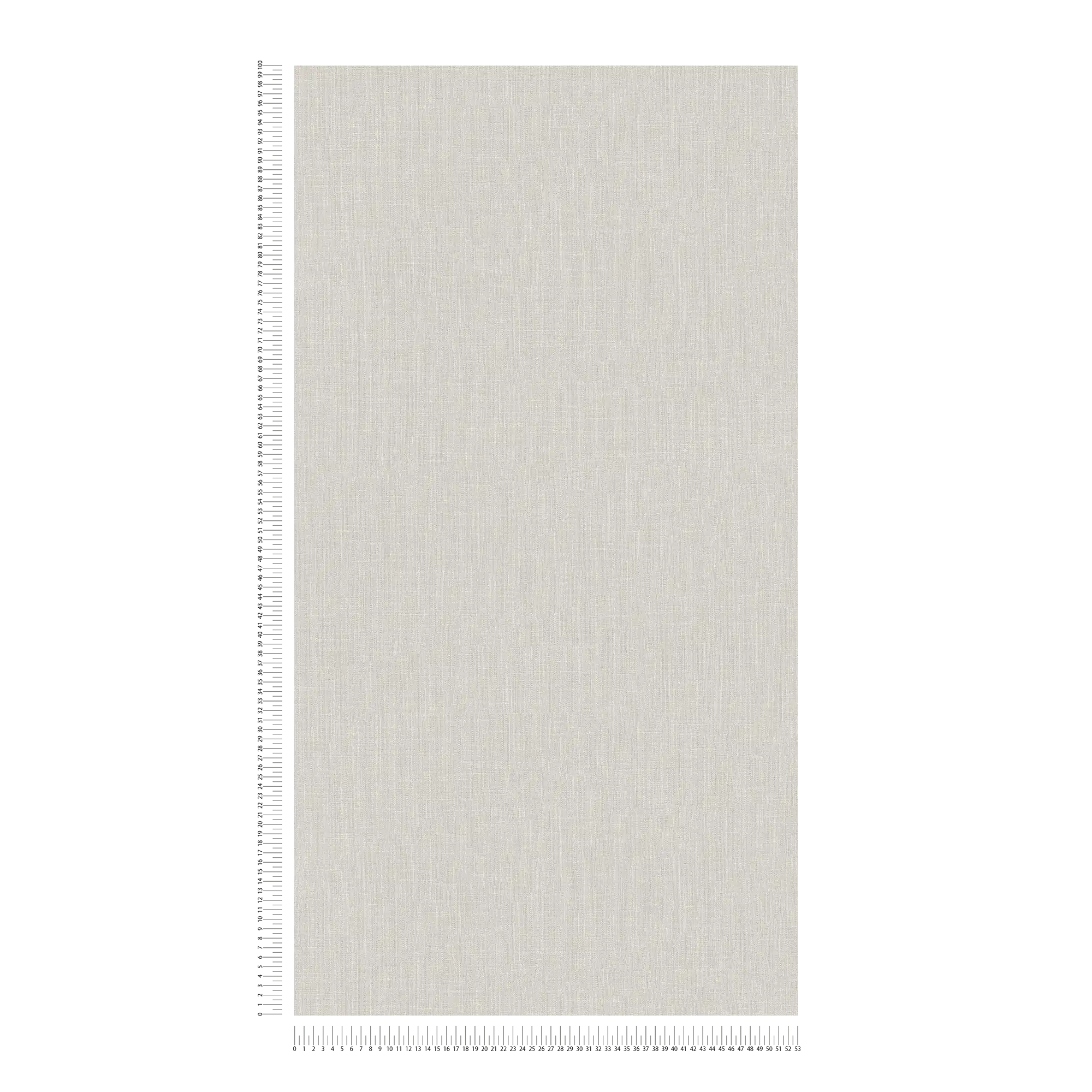             Carta da parati in tessuto non tessuto grigio chiaro con aspetto tessile e motivo strutturato
        