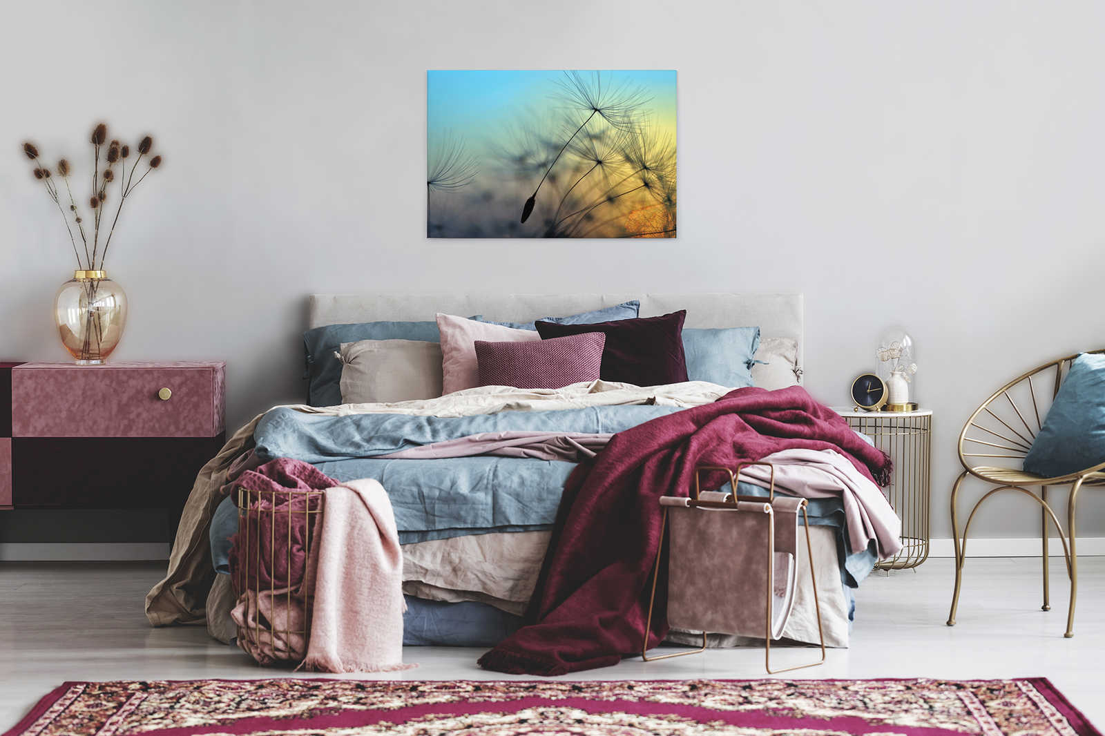             Canvas Dandelion & Sunset - 0.90 m x 0.60 m
        