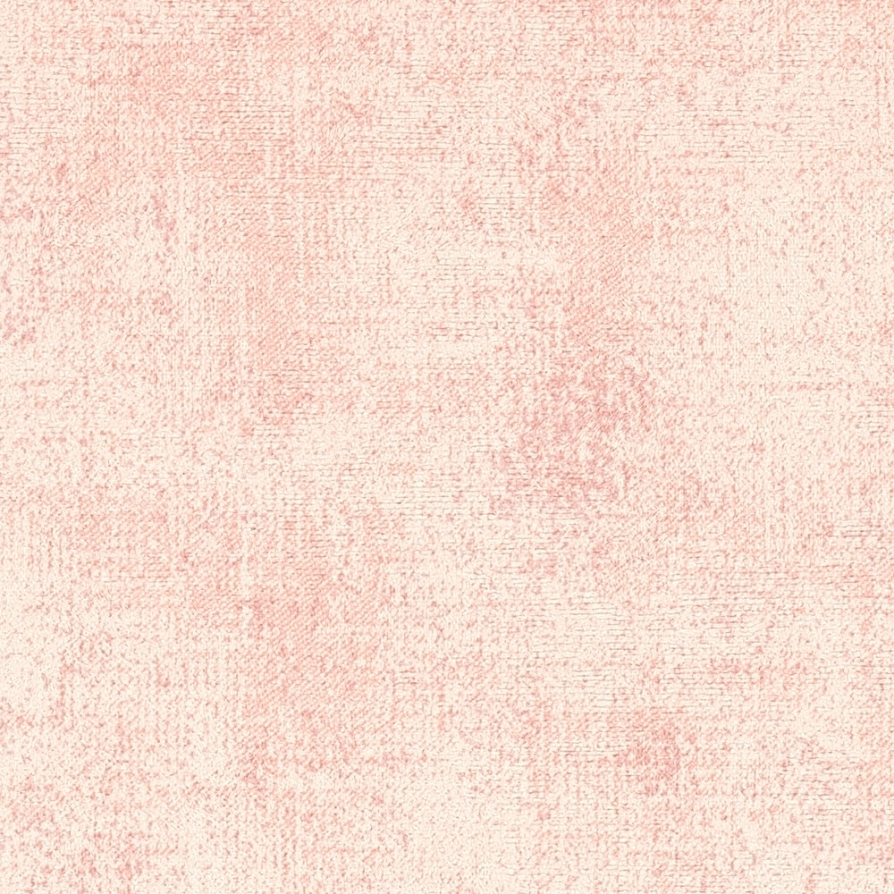             Plain wallpaper with discreet structure look - pink
        