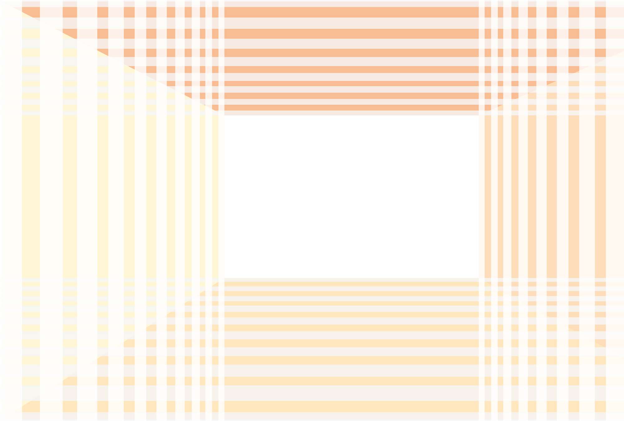             Modern mural with simple stripes design - orange, white, yellow
        