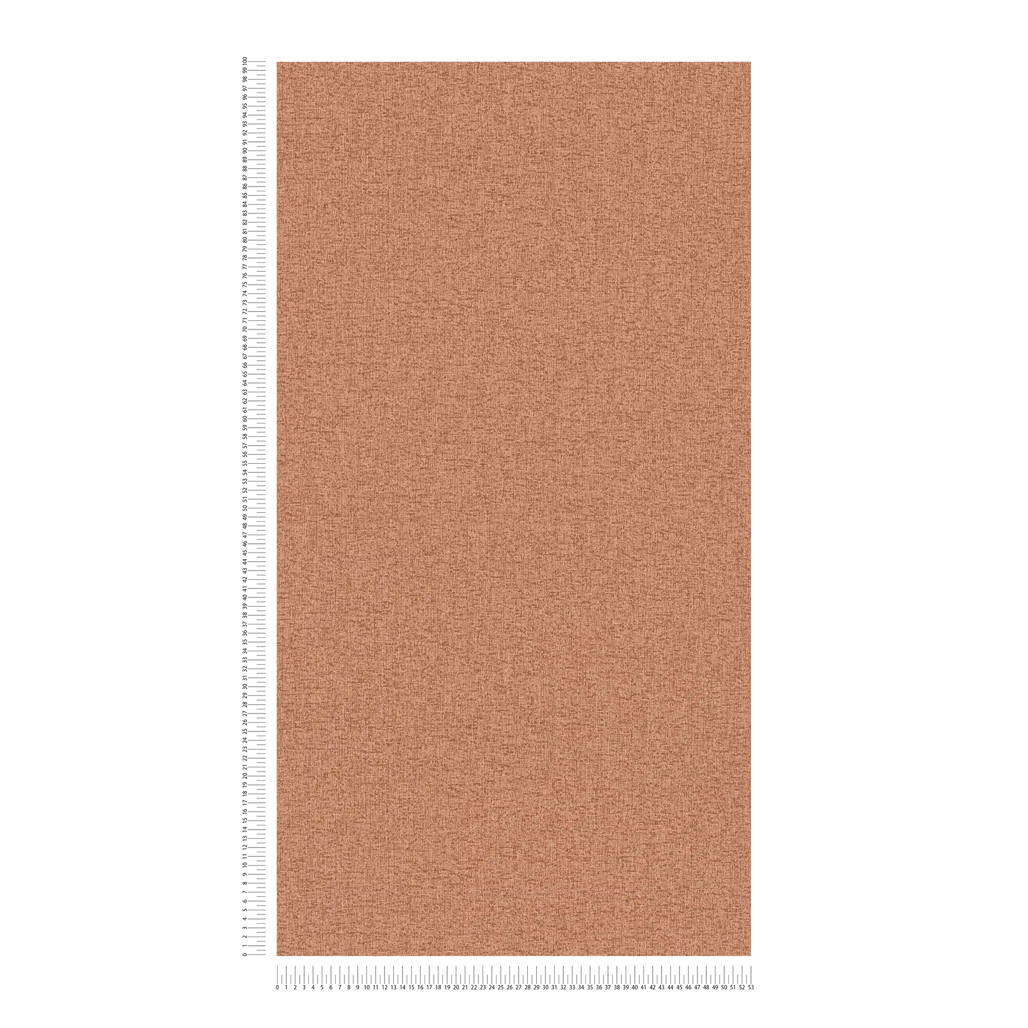             Plain non-woven wallpaper with fabric structure, matt - red, orange
        