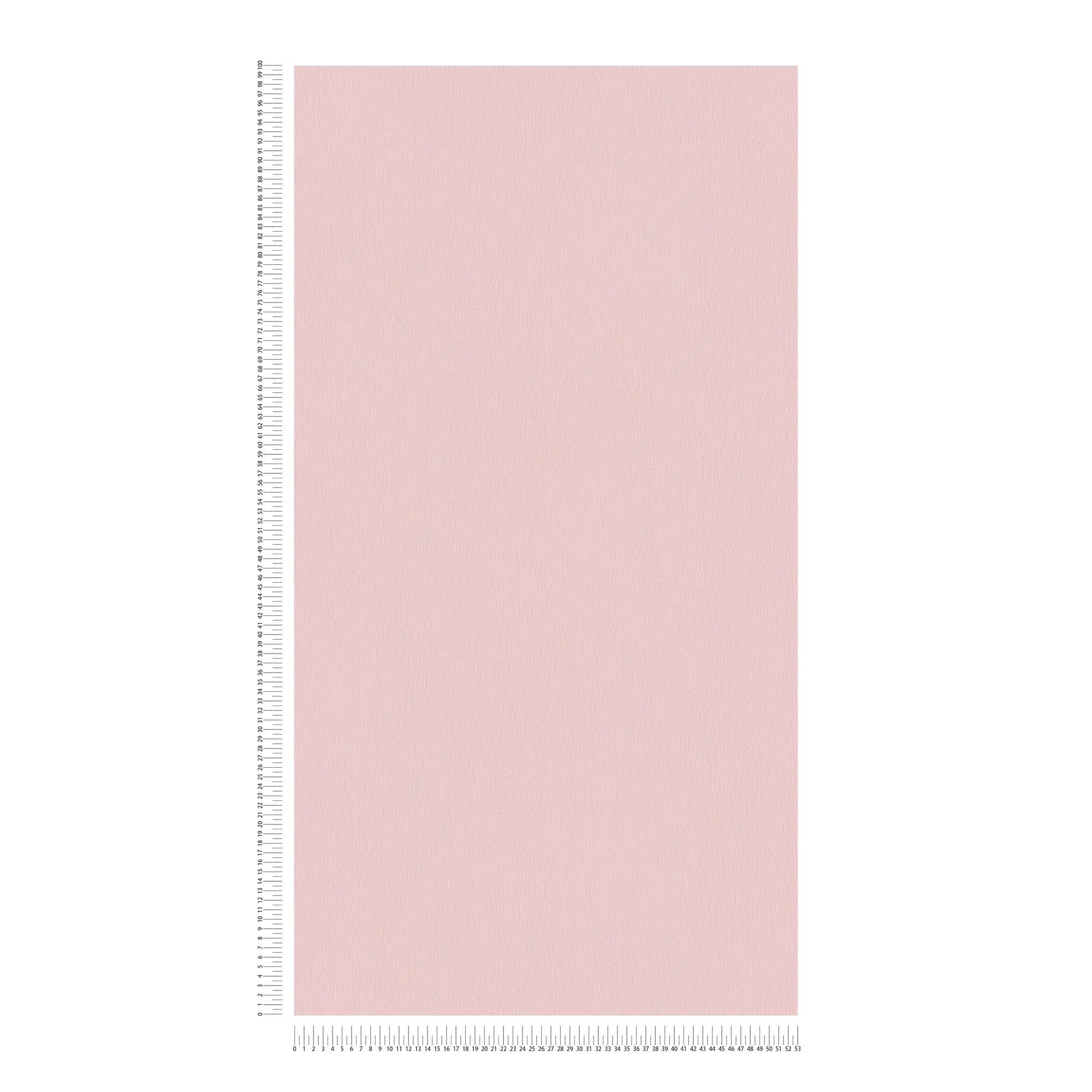             Baby pink non-woven wallpaper with plain texture design - pink
        