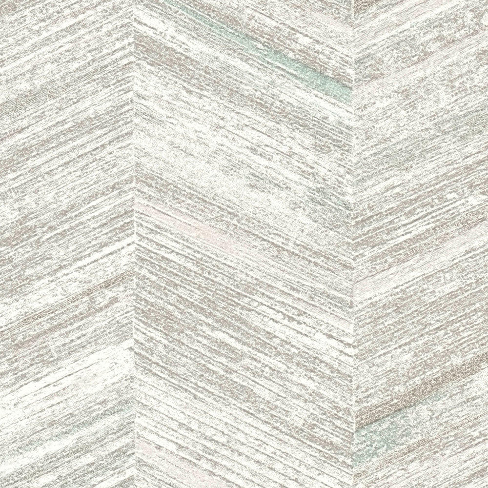             papel pintado texturizado no tejido con efecto madera y diseño en espiga - gris, blanco
        
