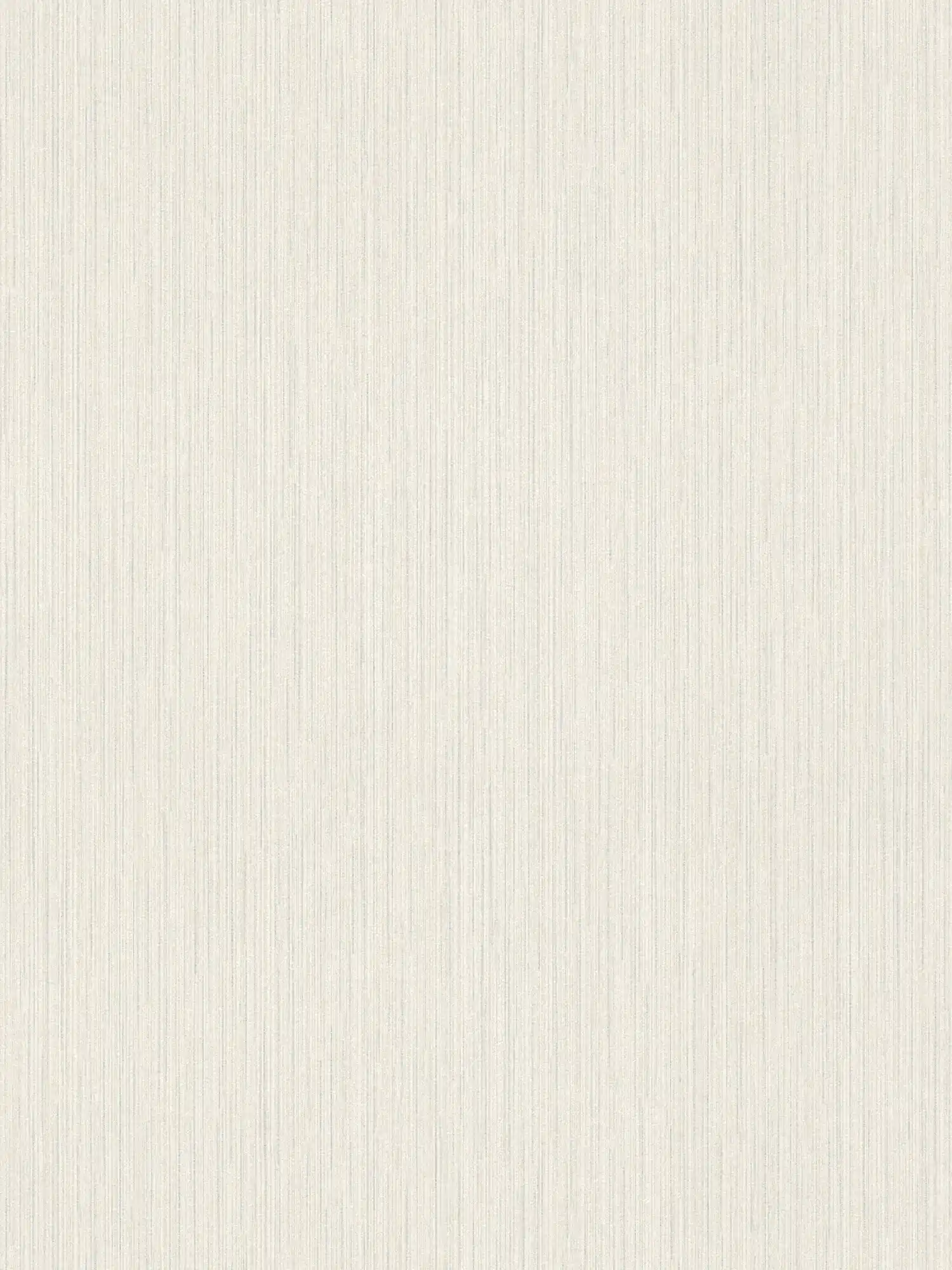 Papier peint scintillant avec motif ligné & aspect soie sauvage - blanc
