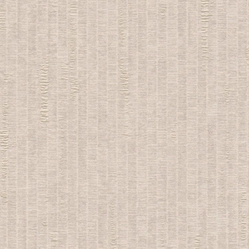             Plain wallpaper in beige-pink with shimmering textured pattern - pink, beige
        