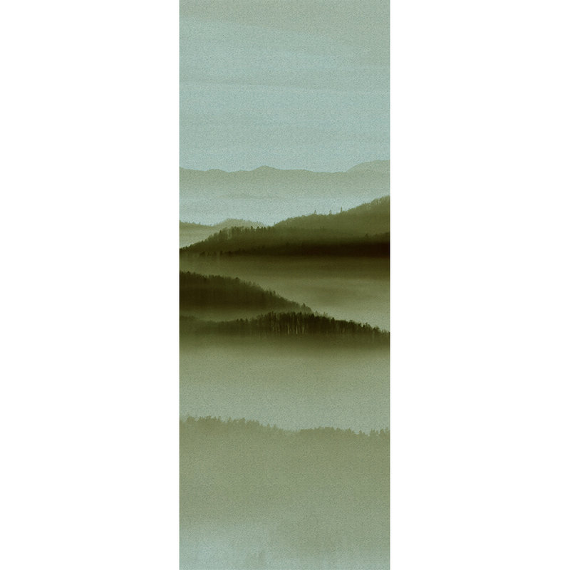 Horizon Panels 3 - Natura qualita consistenza in cartone, pannello di carta da parati Foresta mistica - Beige, Verde | Panno liscio perlato
