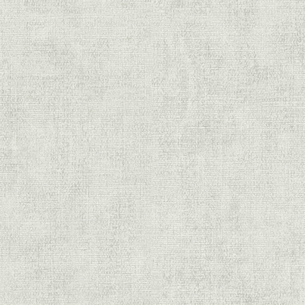             Papier peint uni aspect lin de style scandinave - Gris
        