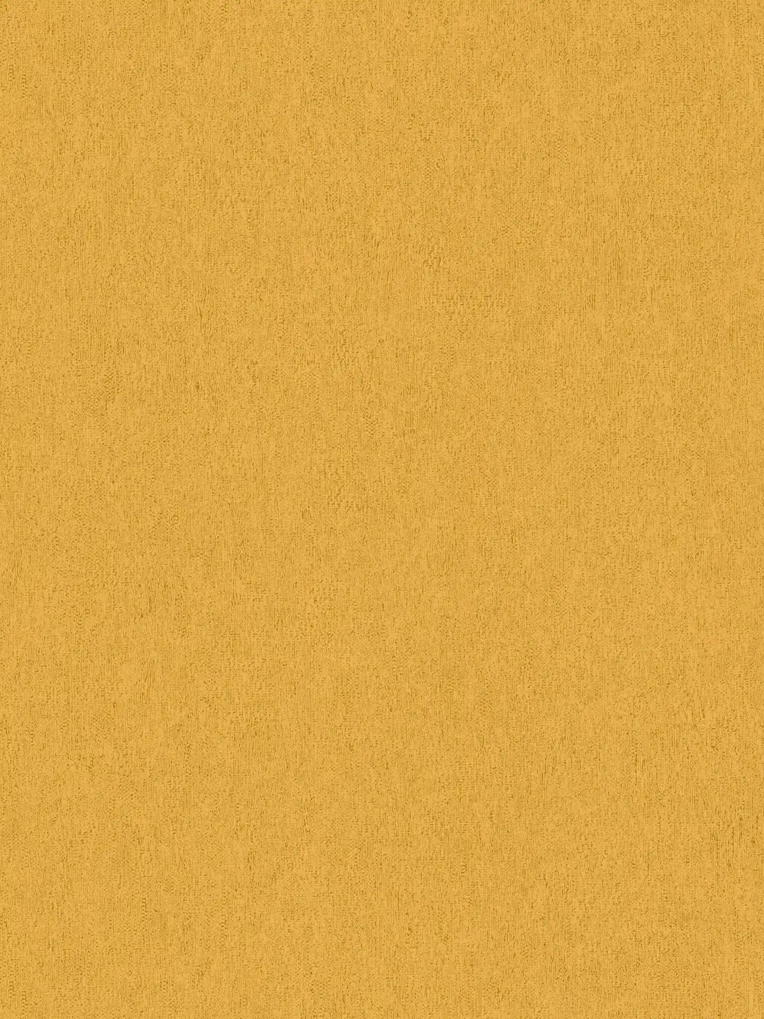 Papel pintado liso con estructura óptica mate y lisa - amarillo
