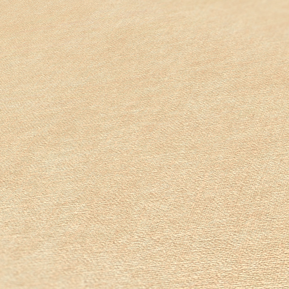             Effen vliesbehang in textiellook - beige, bruin
        