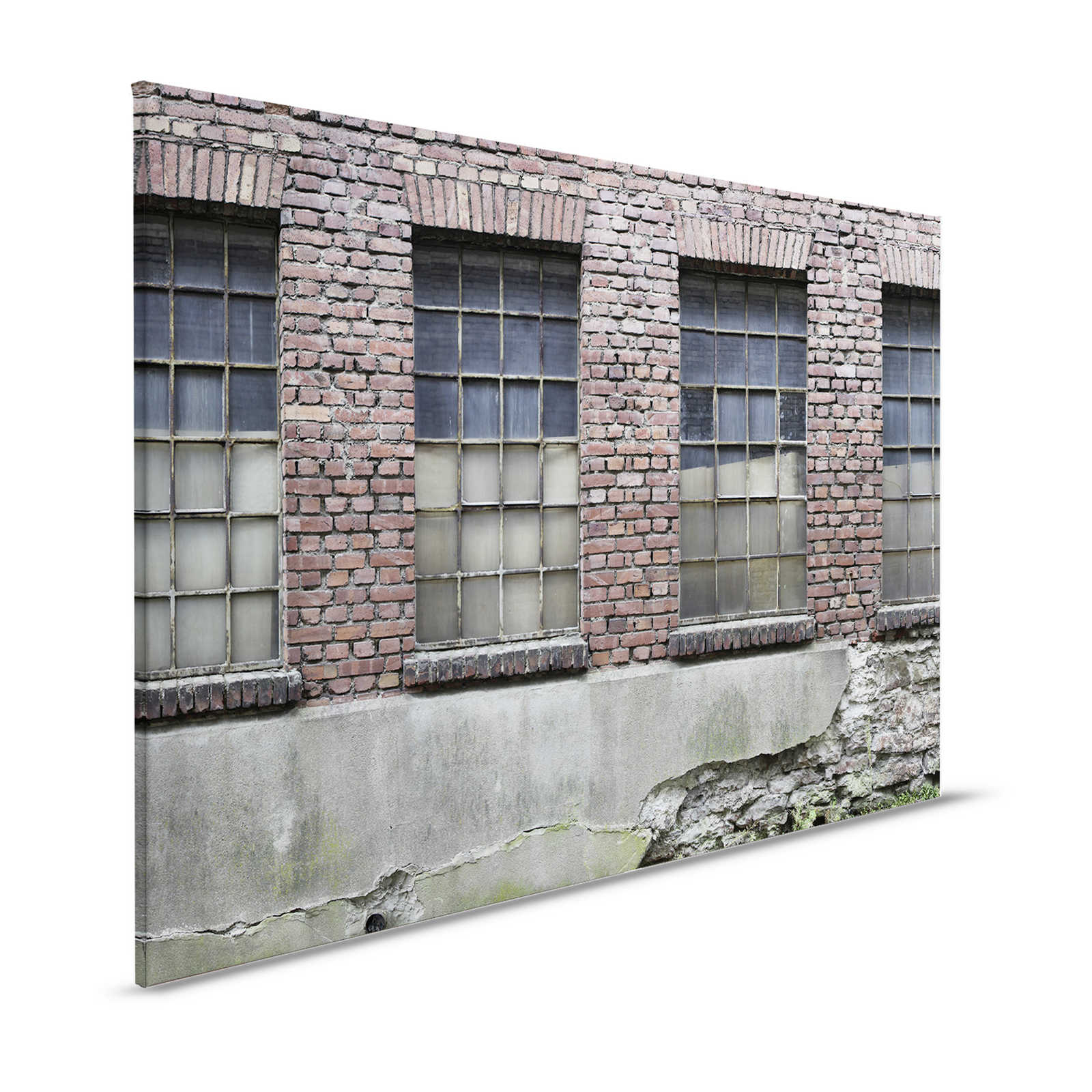 Canvas painting Window 3D Optics in Industrial Design - 1.20 m x 0.80 m
