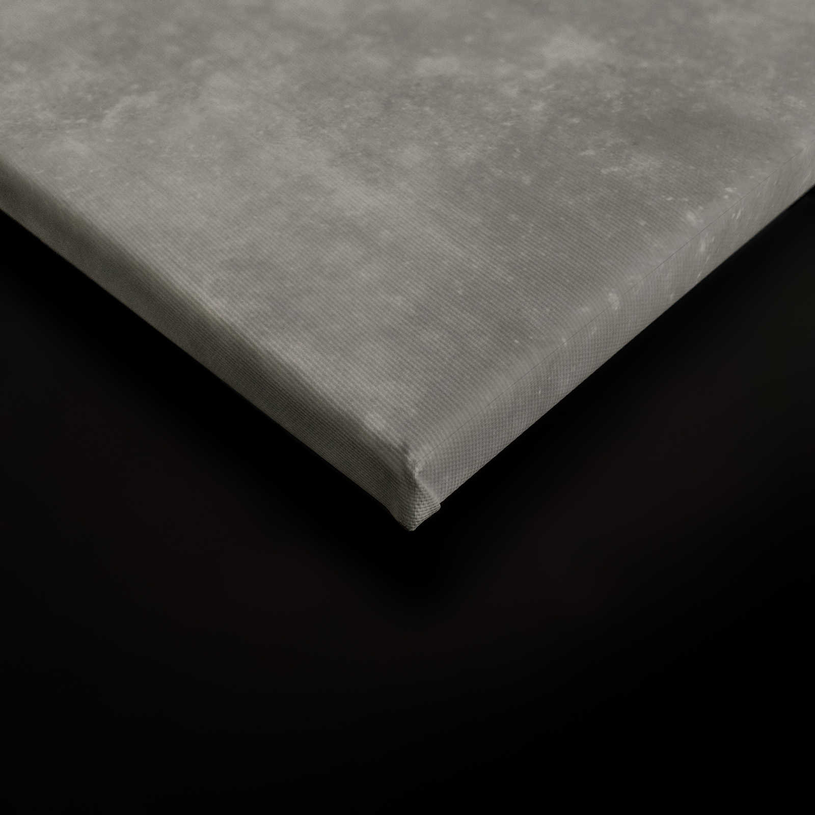             Concrete look canvas picture with stripes - 0.90 m x 0.60 m
        