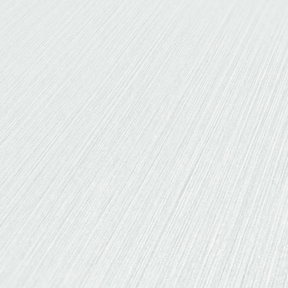             Carta da parati liscia grigio chiaro con effetto tessile screziato di MICHALSKY
        