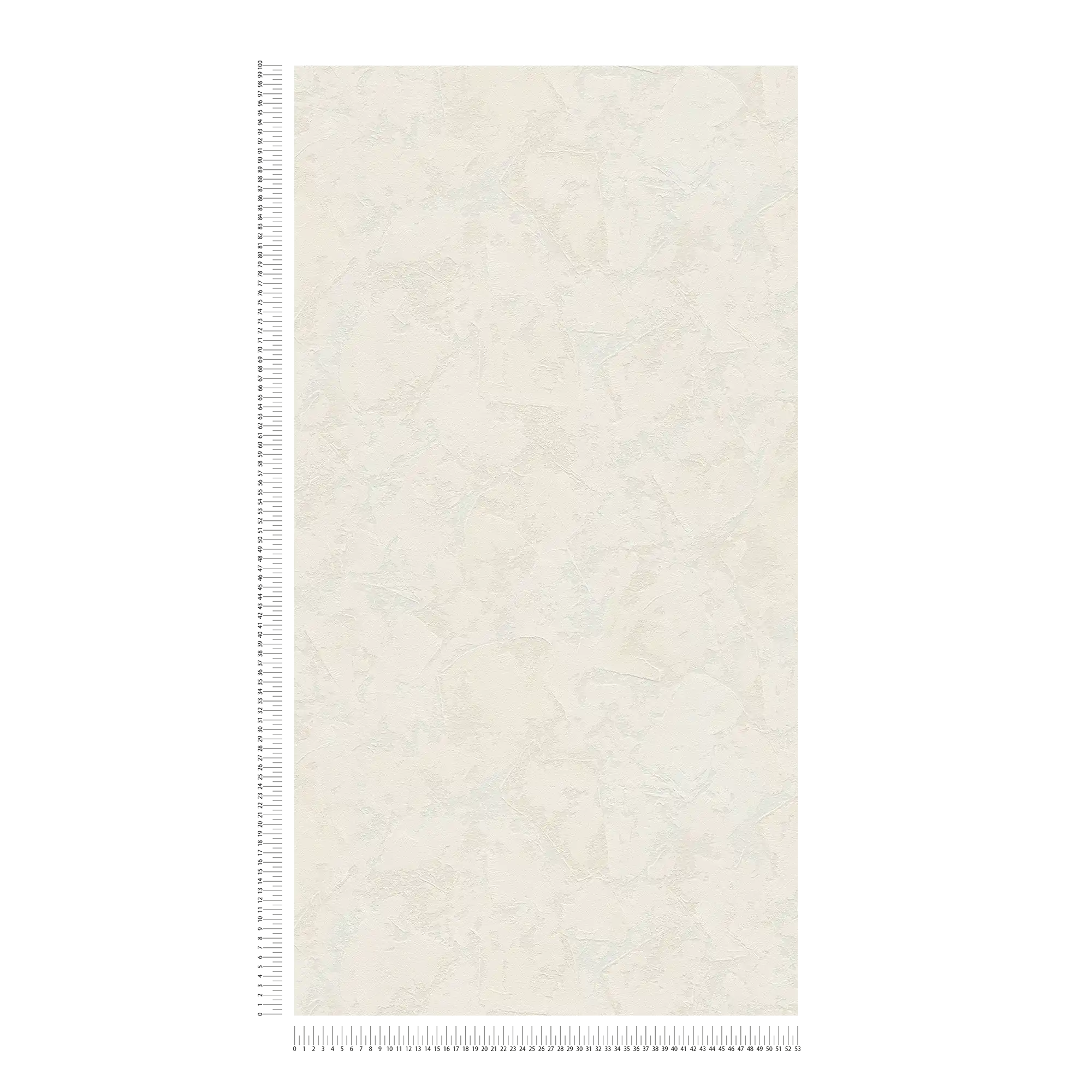             Papier peint aspect plâtre Structure de l'enduit à la truelle - Crème
        