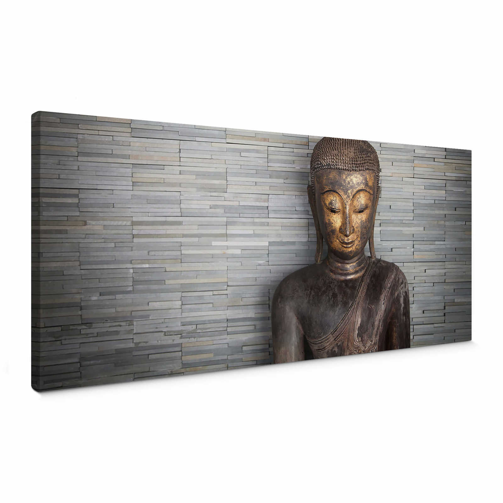         Canvas print Buddha figure, meditation and spirituality
    