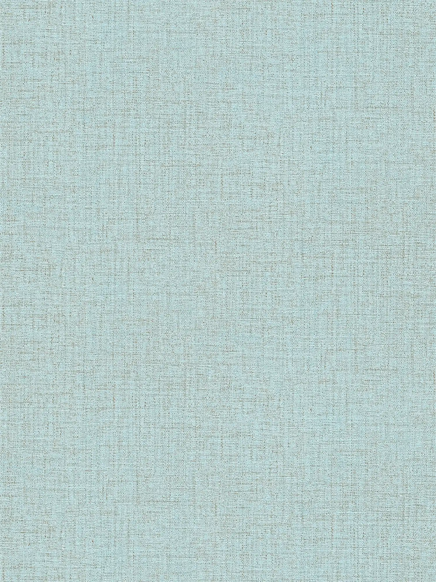 Papel pintado azul con estructura textil y efecto moteado
