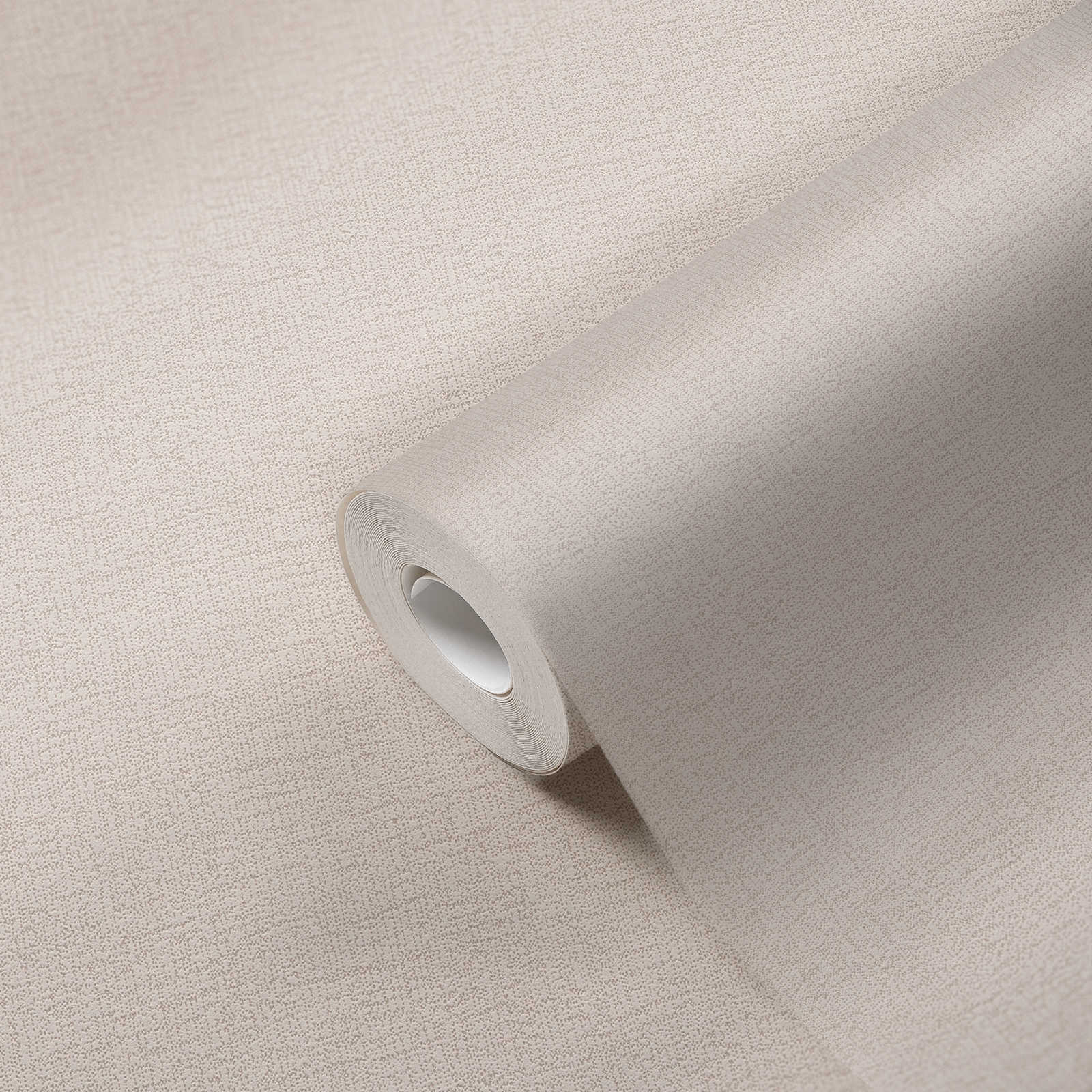             Wallpaper light beige linen look with textured pattern - beige
        