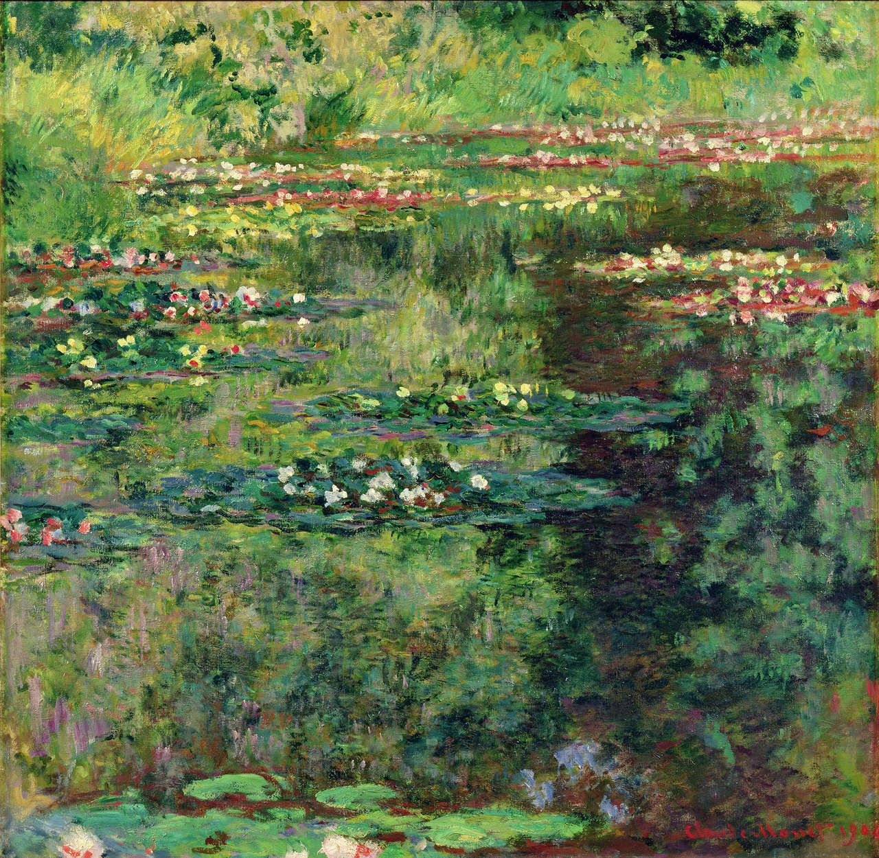             Photo wallpaper "The water lily pond" by Claude Monet
        