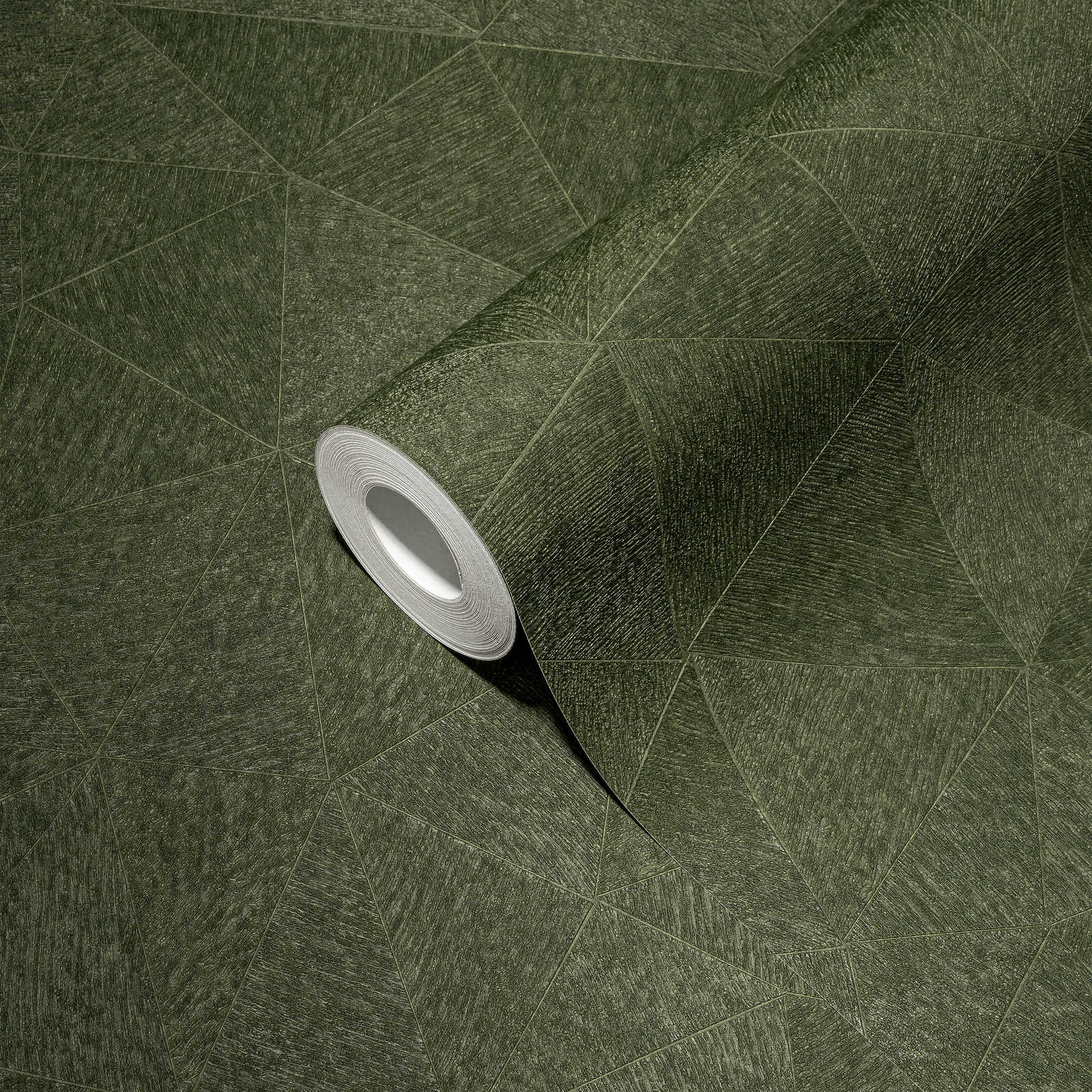             Vliesbehang met subtiel grafisch patroon - groen
        