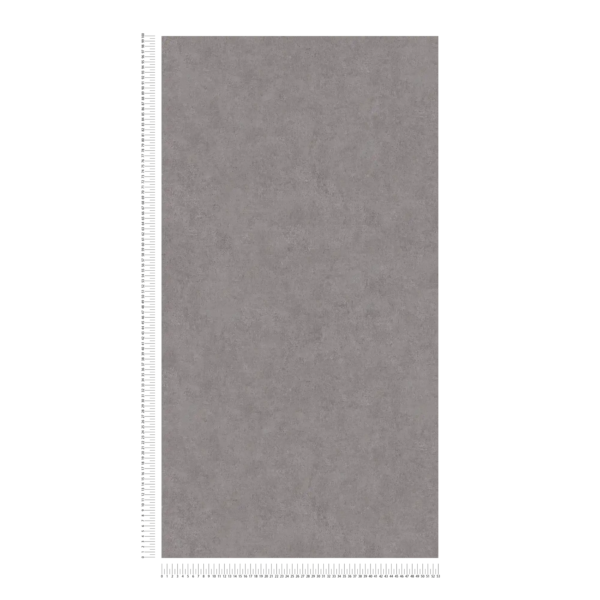             Carta da parati in tessuto non tessuto a tinta unita, con motivi a colori e aspetto vintage - grigio
        
