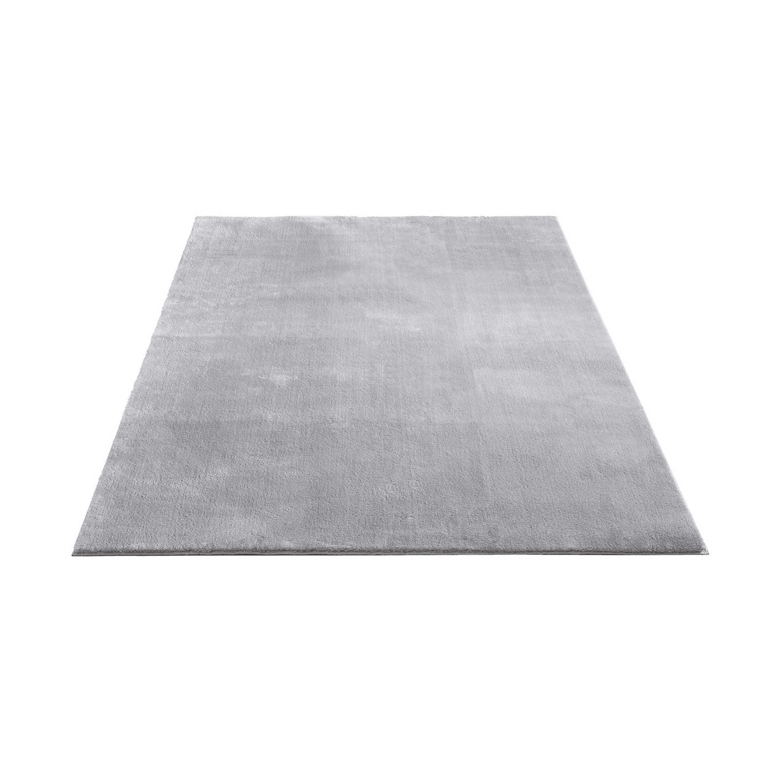 Fine high pile carpet in grey - 290 x 200 cm
