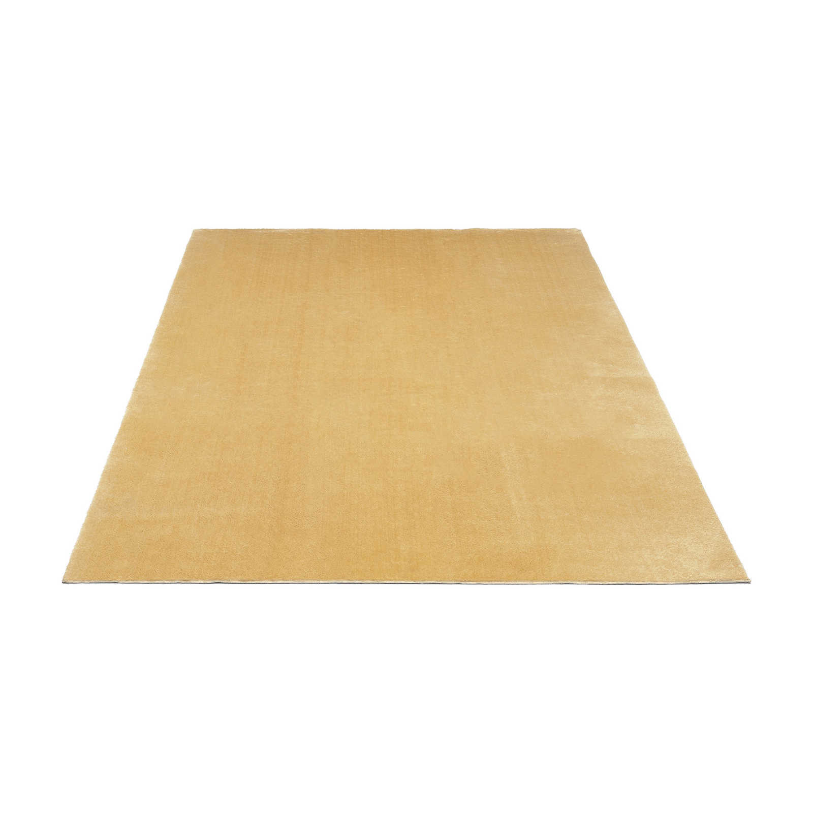 Knuffelzacht hoogpolig tapijt in goud - 290 x 200 cm

