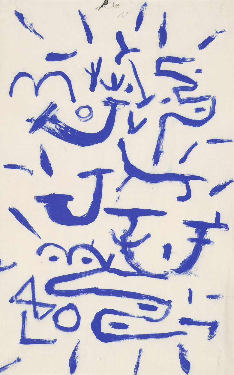             Mural "Creeping and Trees" de Paul Klee
        