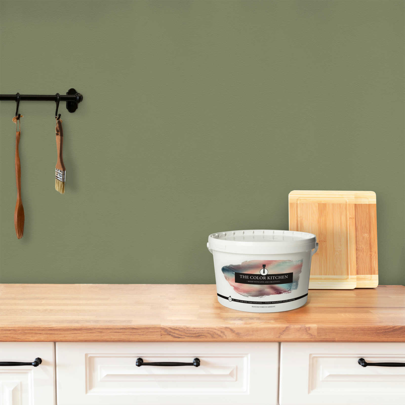             Wall Paint TCK4002 »Balmy Basil« in homely green – 2.5 litre
        