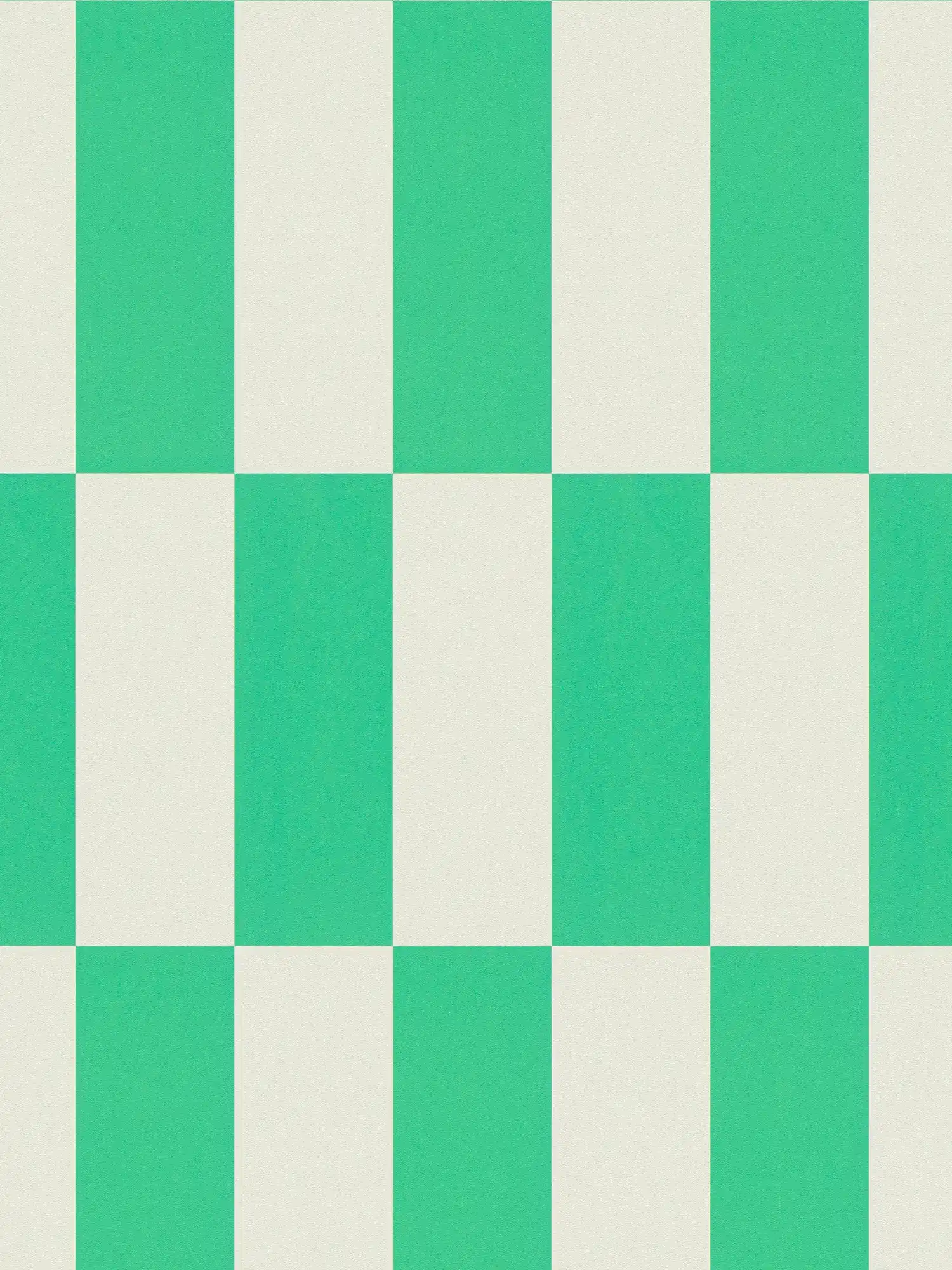Patroonbehang met vierkantjes grafisch patroon - groen, wit
