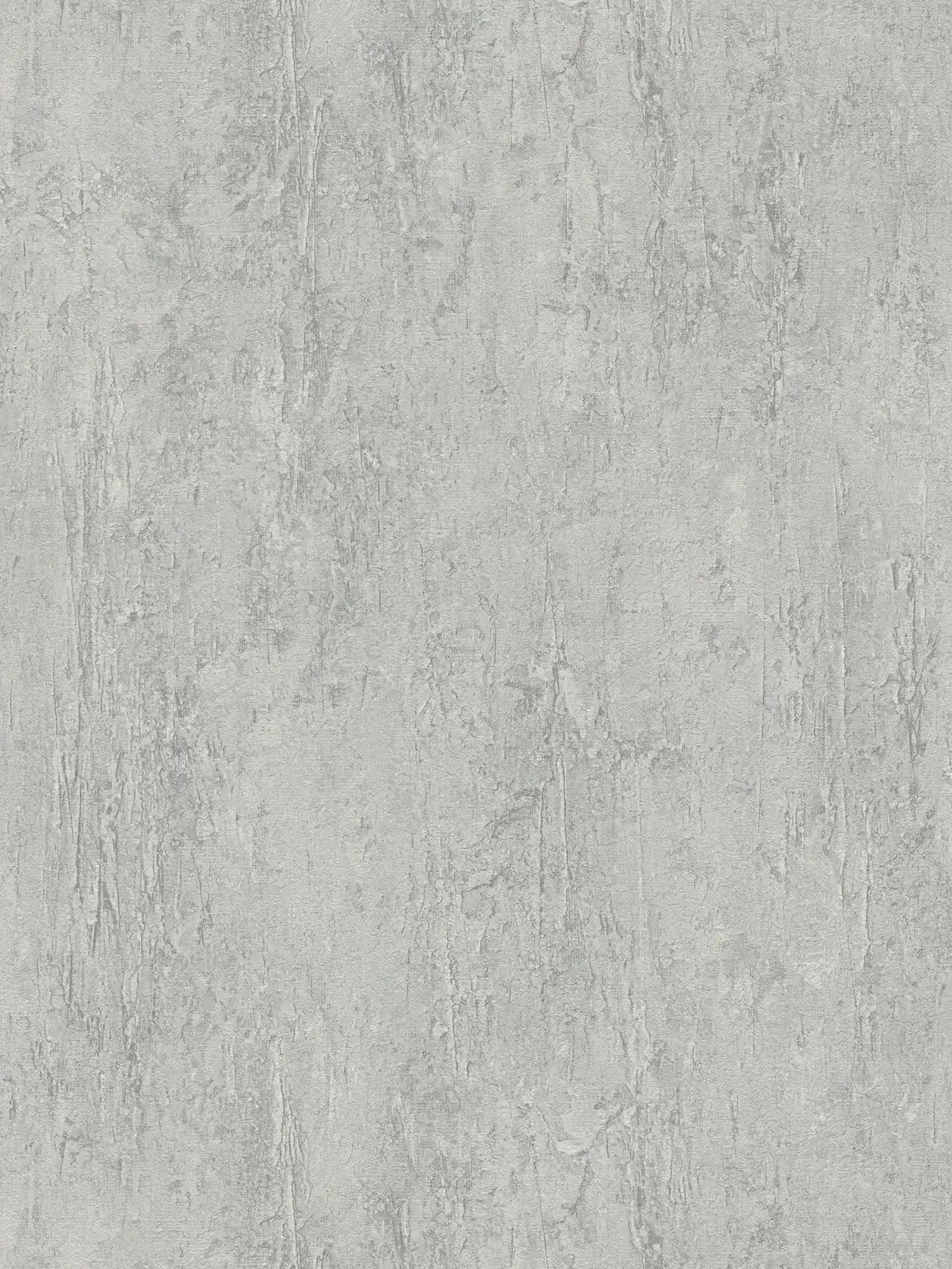 Non-woven wallpaper with natural textured pattern and concrete look - grey
