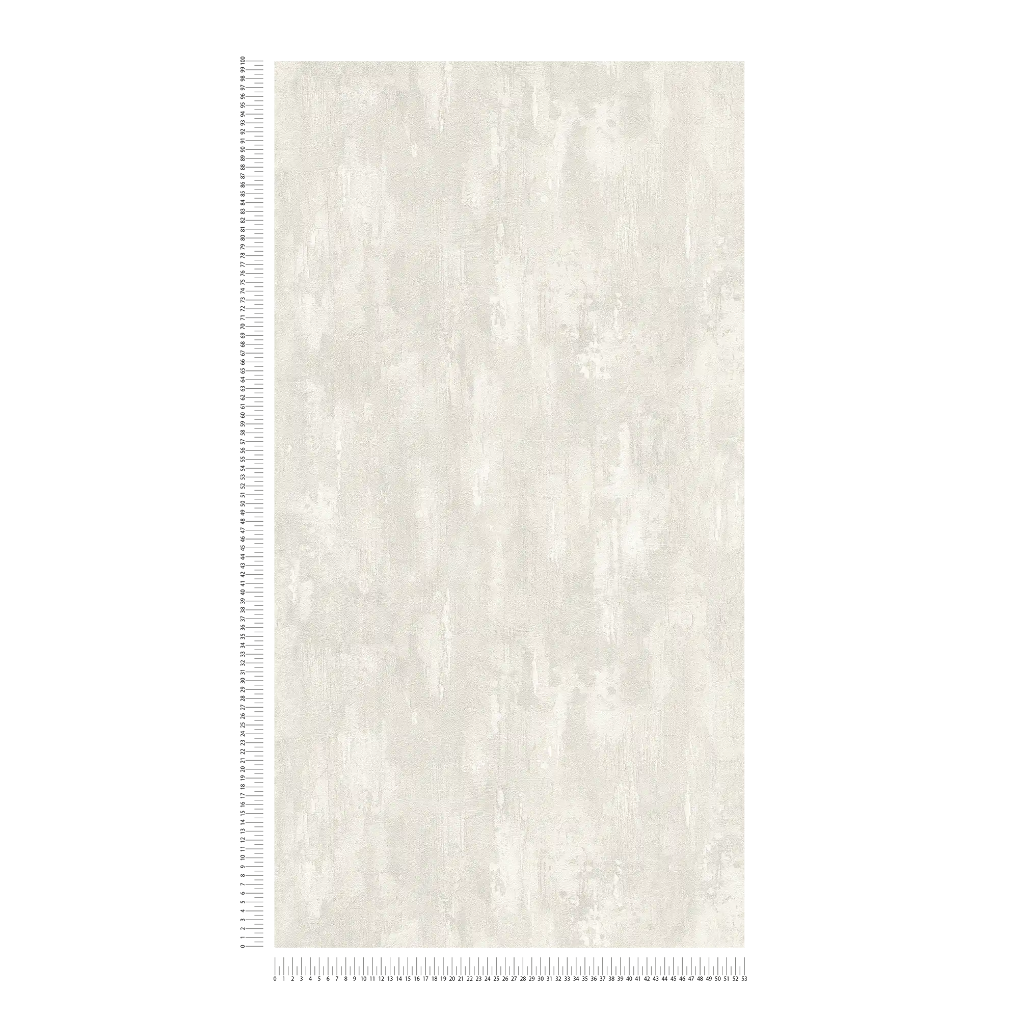             Papier peint à structure de plâtre, aspect béton et dégradé - gris, blanc
        