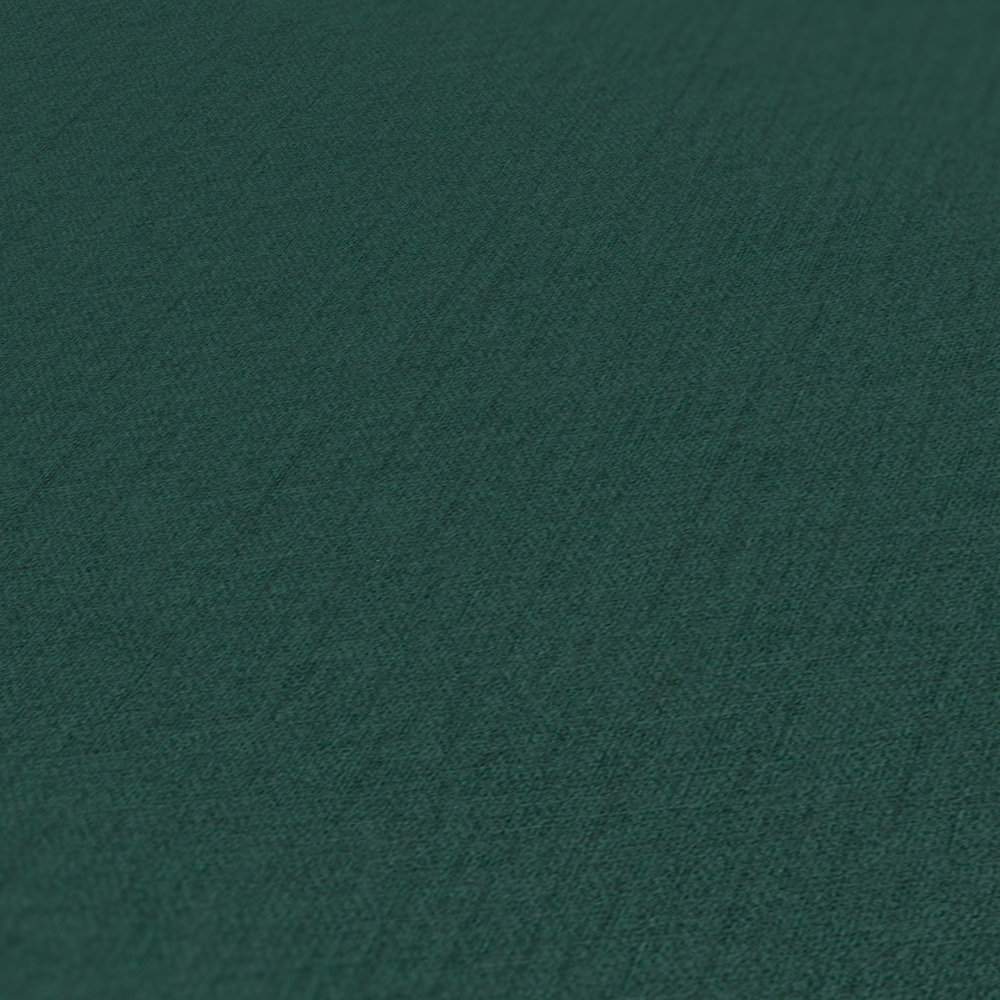             Carta da parati in tessuto non tessuto verde abete con struttura tessile - verde
        