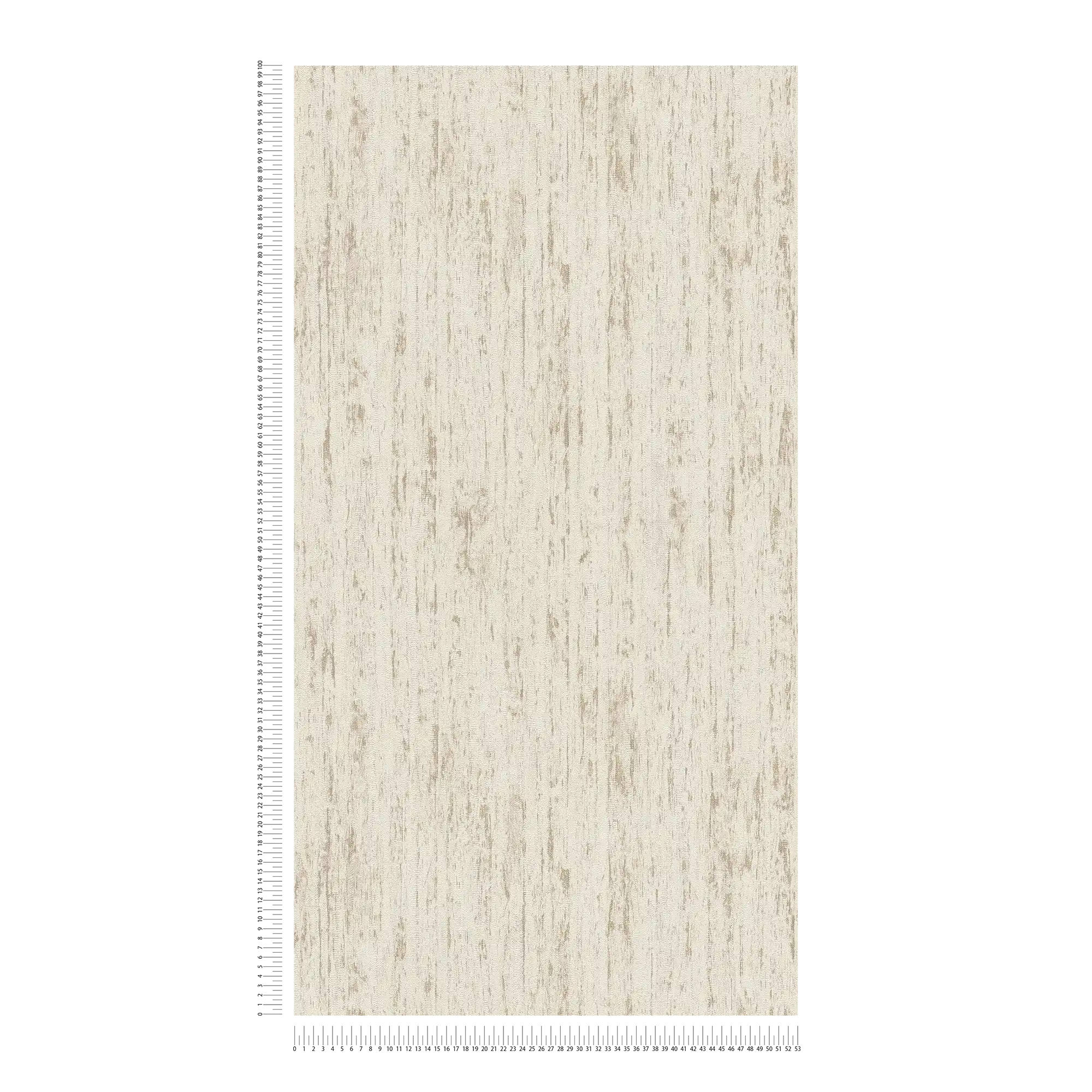             Wallpaper with wavy line pattern - white, beige, gold
        