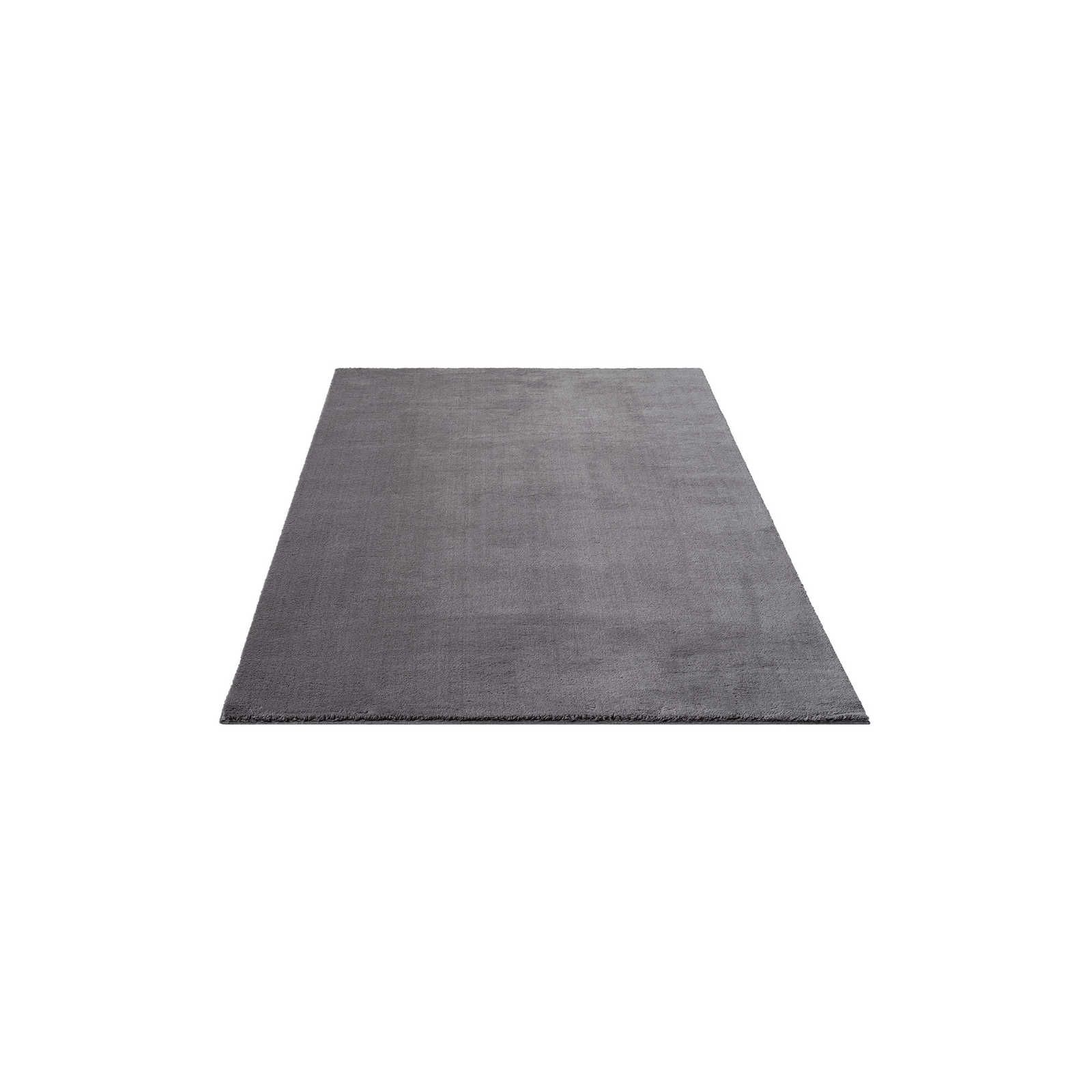 Fluffy high pile carpet in anthracite - 200 x 140 cm

