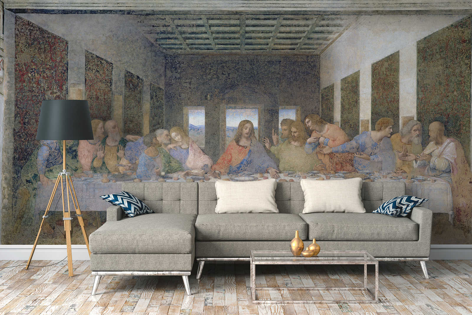             Het Laatste Avondmaal" muurschildering van Leonardo da Vinci
        