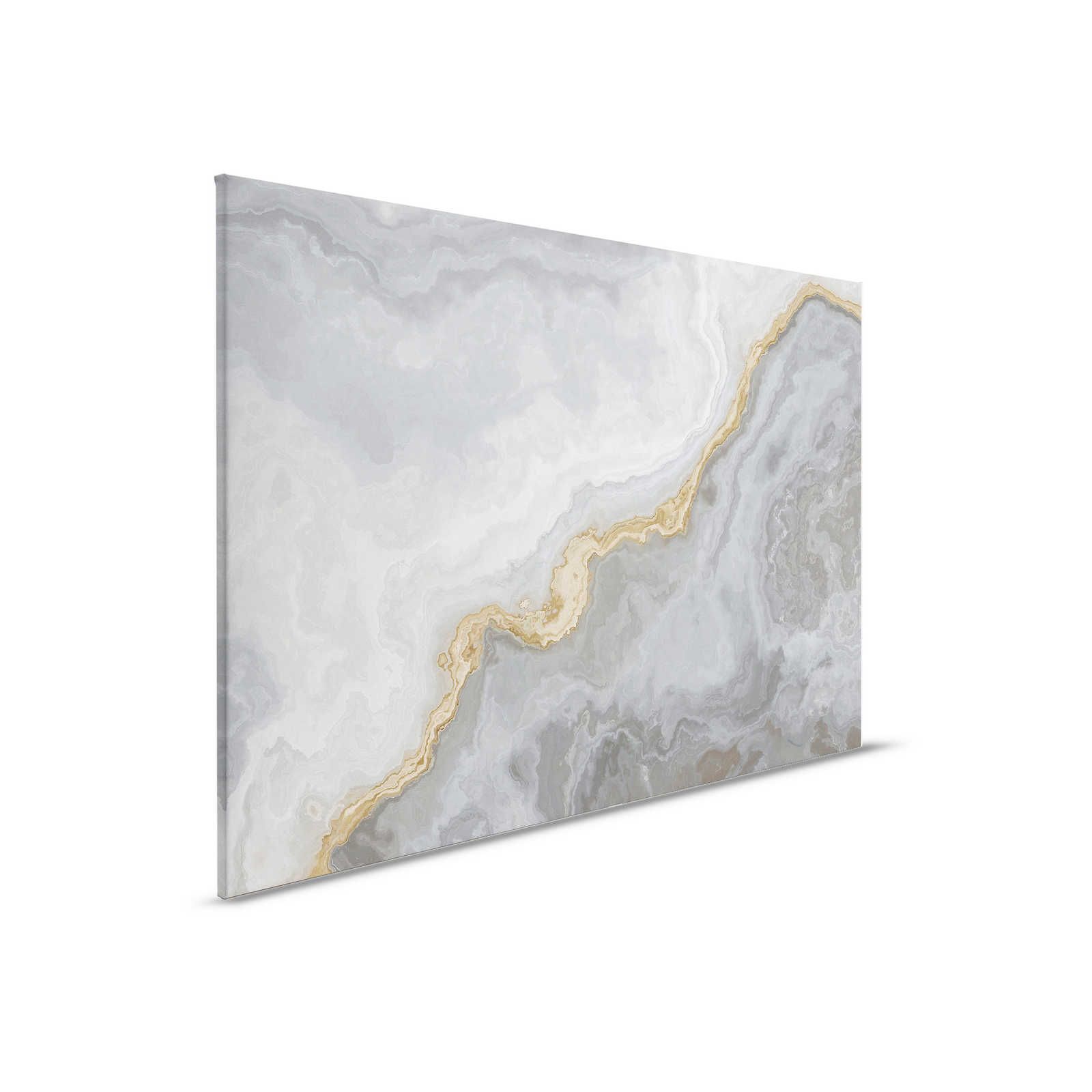         Canvas painting stone look quartz with marbling - 0,90 m x 0,60 m
    