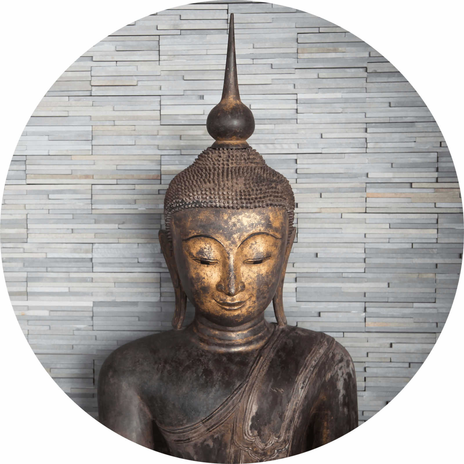         Thai Buddha mural - Brown, Grey
    