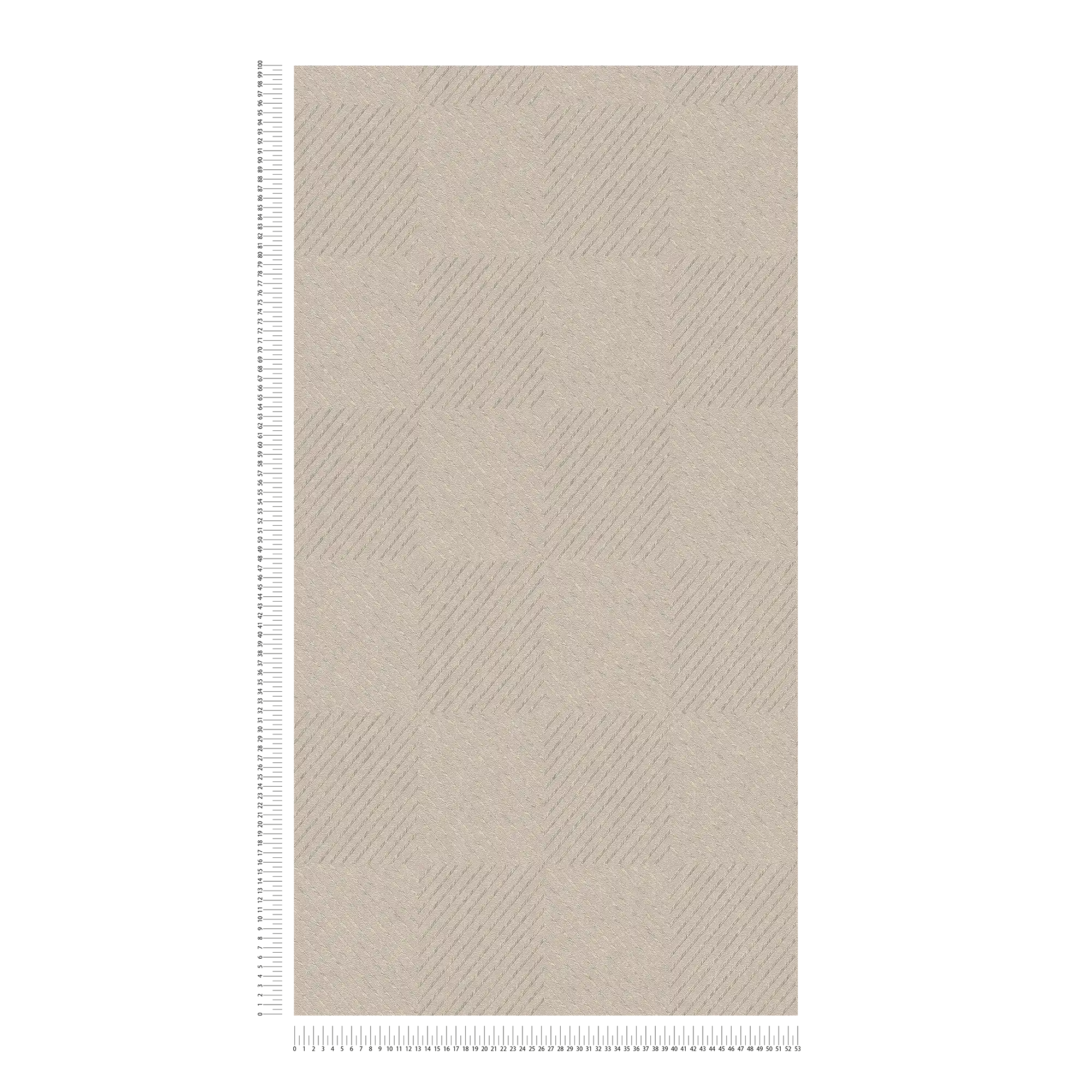             papel pintado diseño gráfico, estilo escandinavo - beige, plata
        