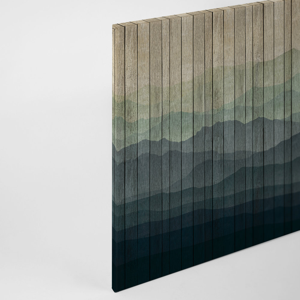             Mountains 1 - modern canvas picture mountain landscape & board optics - 0,90 m x 0,60 m
        