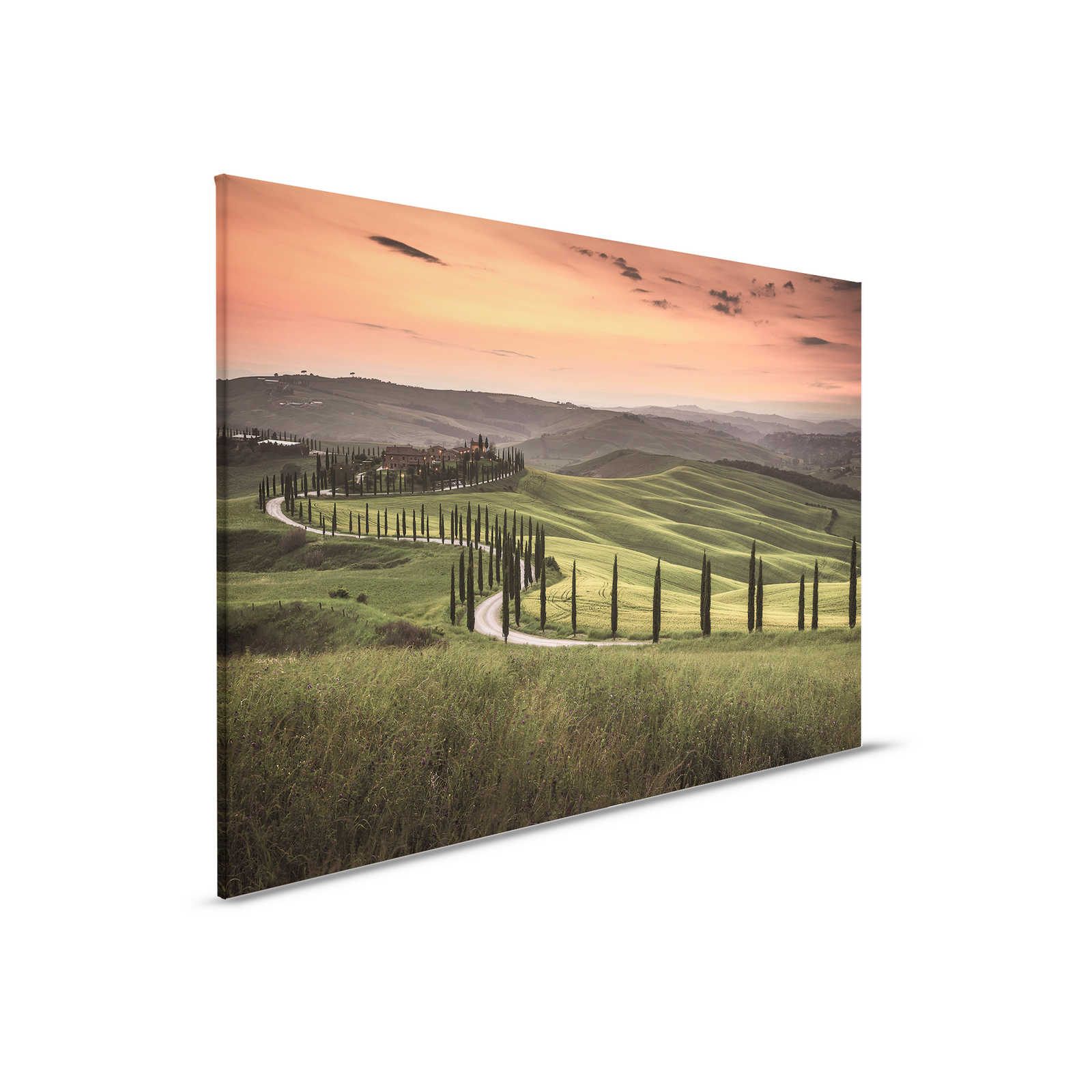         Canvas with Tuscan landscape at dusk - 0.90 m x 0.60 m
    