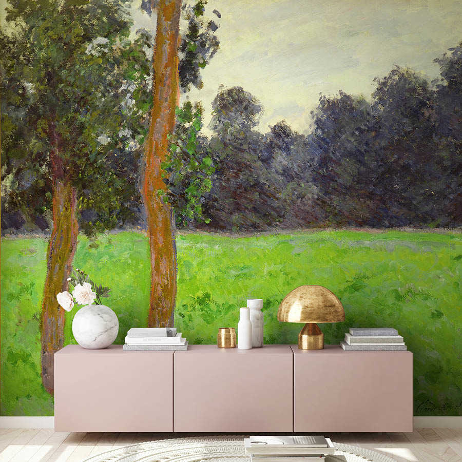 Fotomurali "Due alberi in un prato" di Claude Monet
