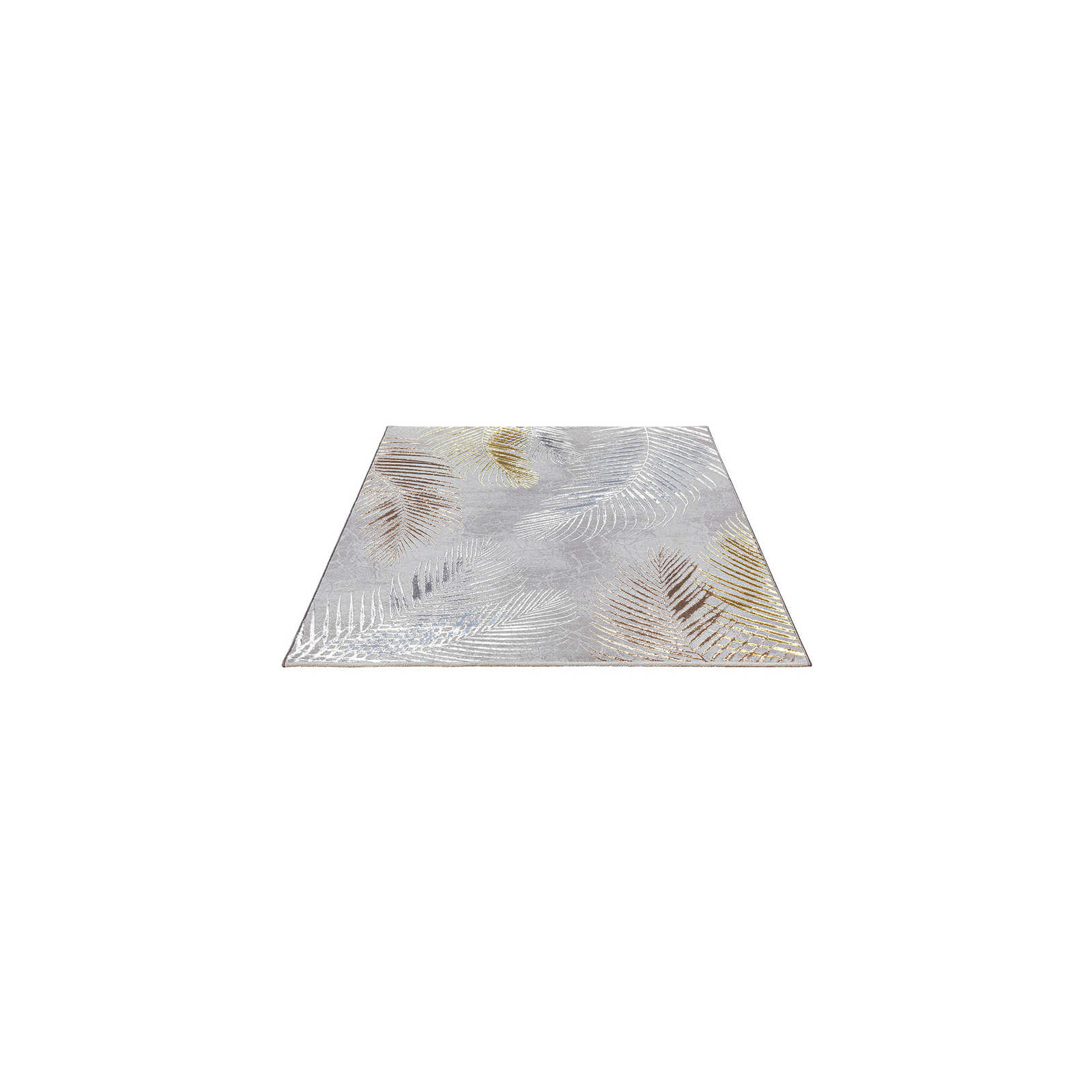 Knuffelzacht hoogpolig tapijt in grijs als loper - 170 x 120 cm
