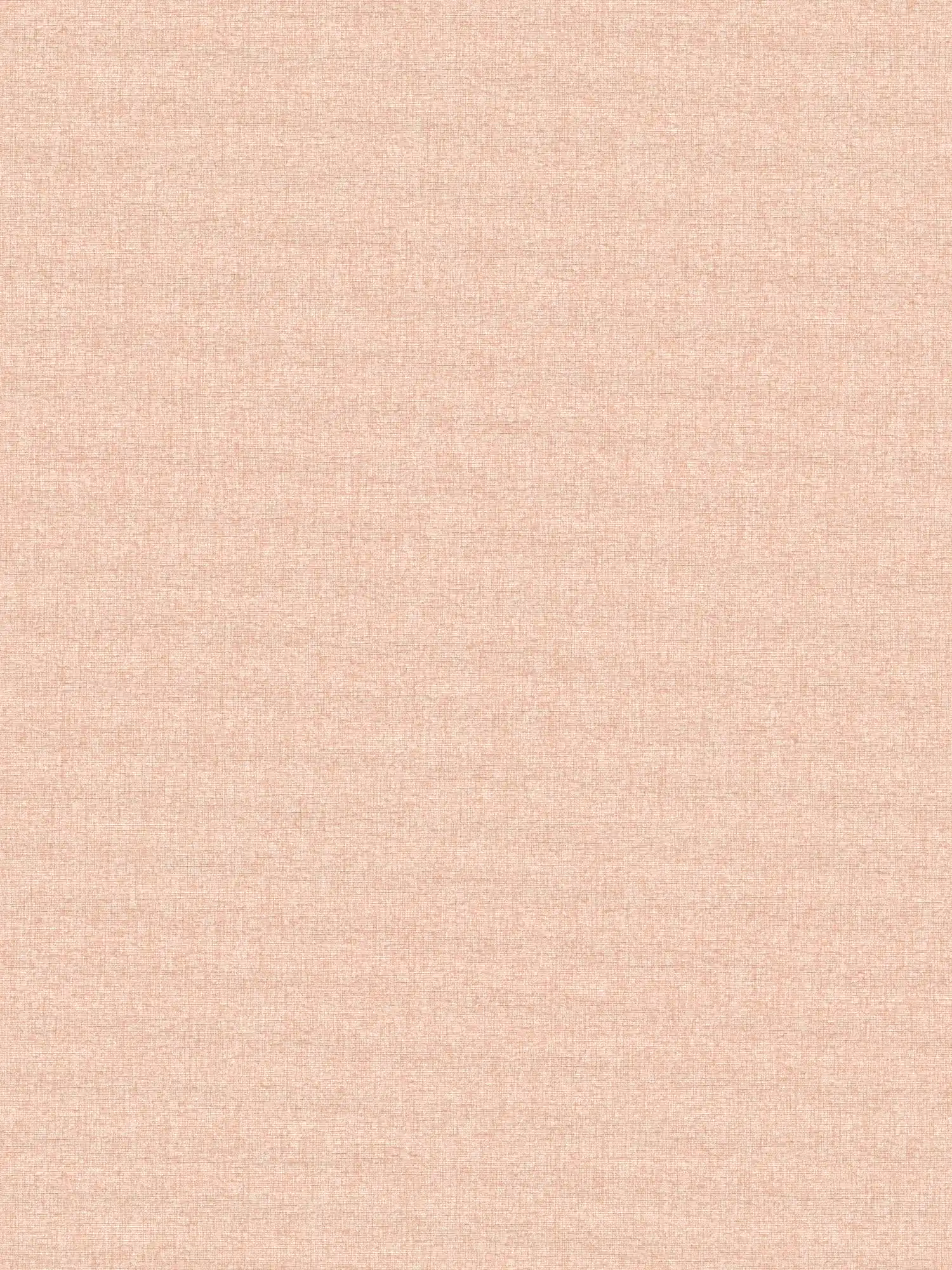 Non-woven wallpaper with textured design plain, matt - orange, pink
