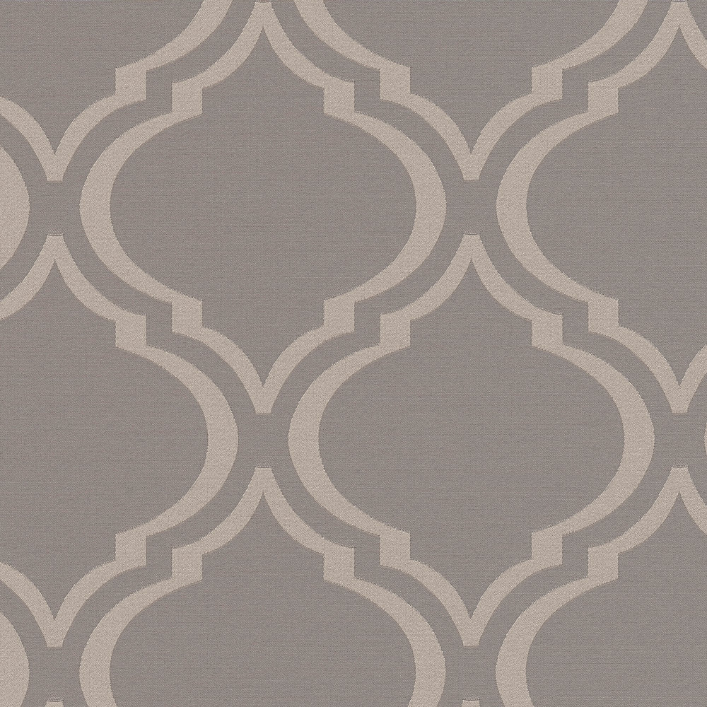             Wallpaper retro design with art deco pattern - grey
        